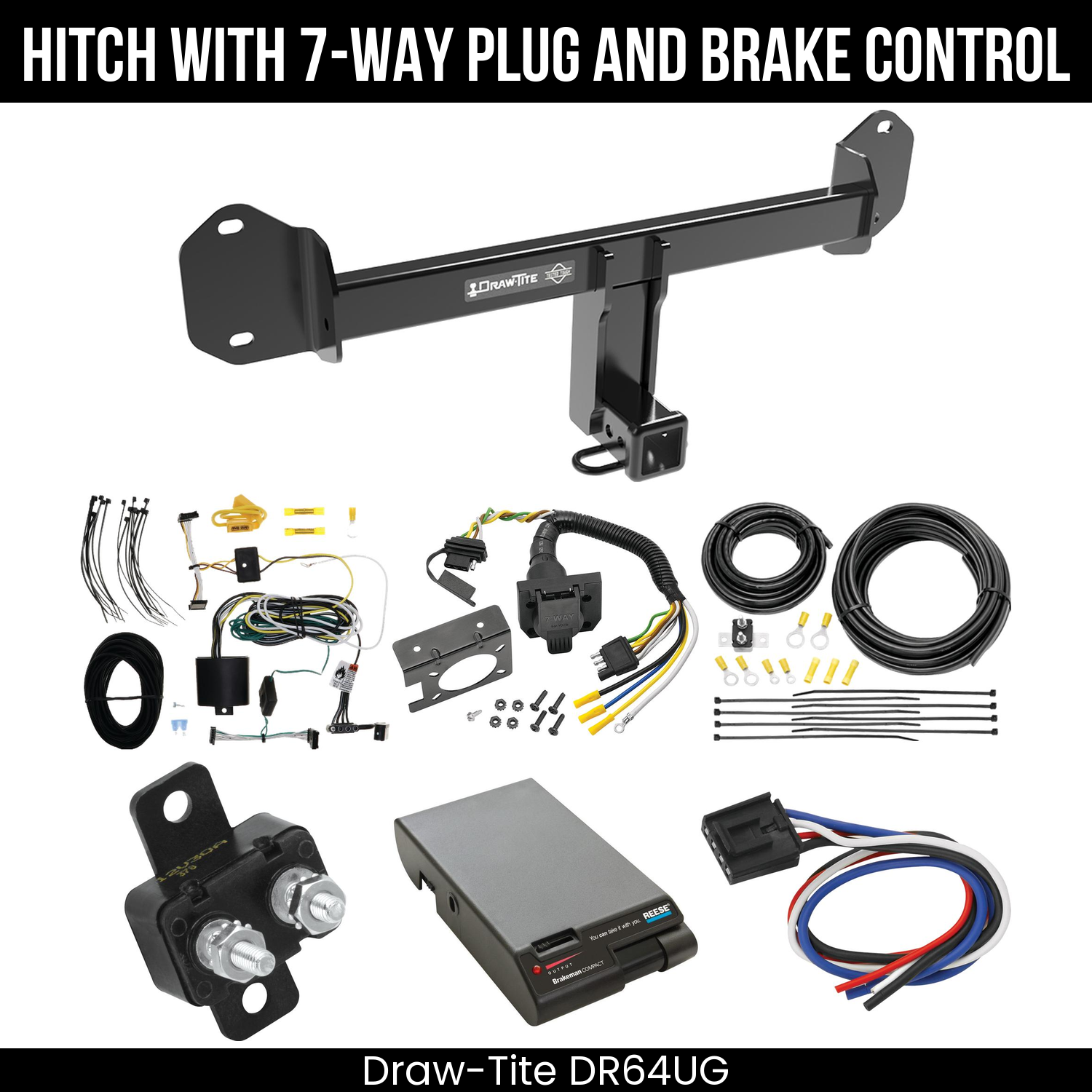 Trailer Hitch , 7-Way , Reese Brakeman Brake Control