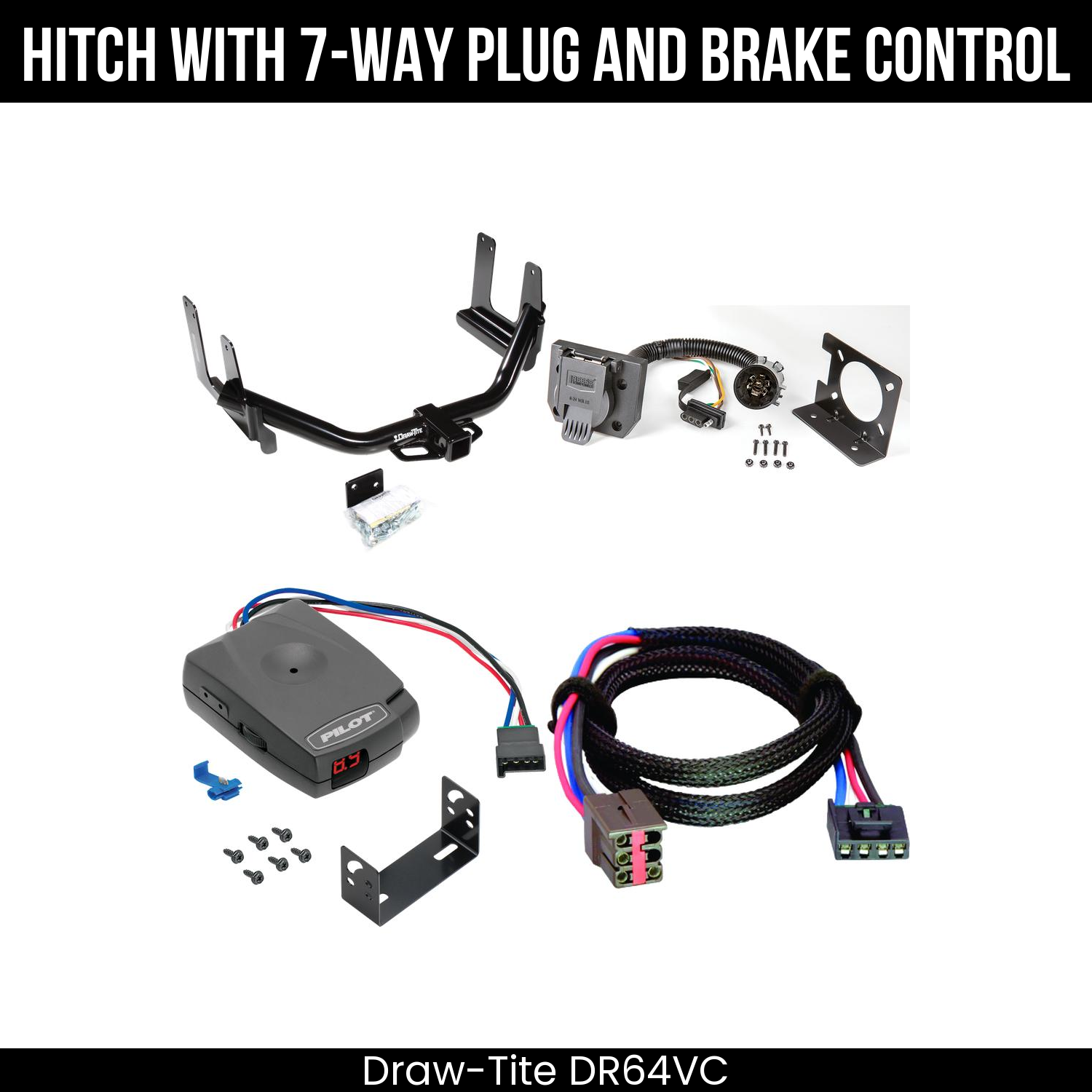 Trailer Hitch , 7-Way , Pro Series Pilot Brake Control