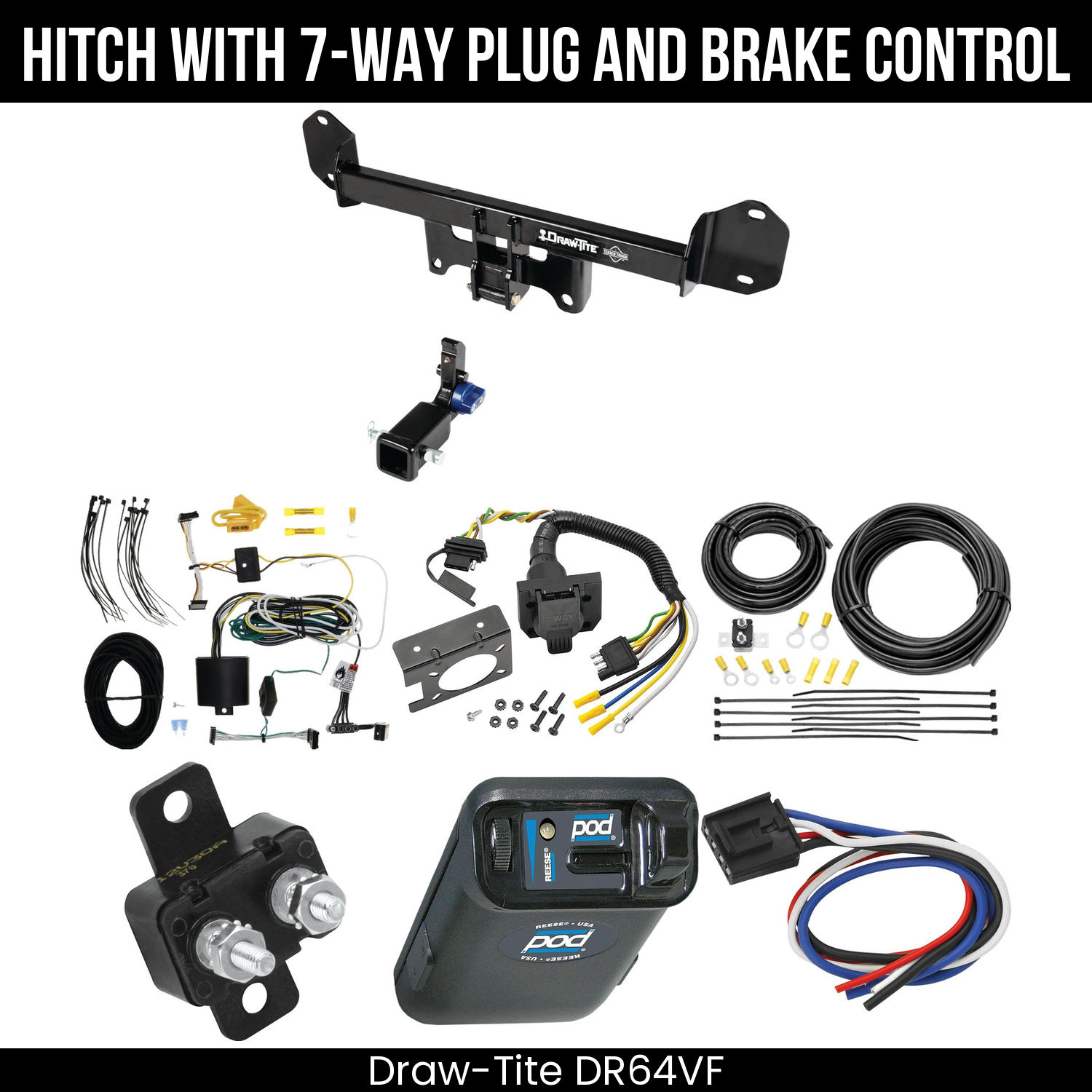 Trailer Hitch , 7-Way , Reese POD Brake Control