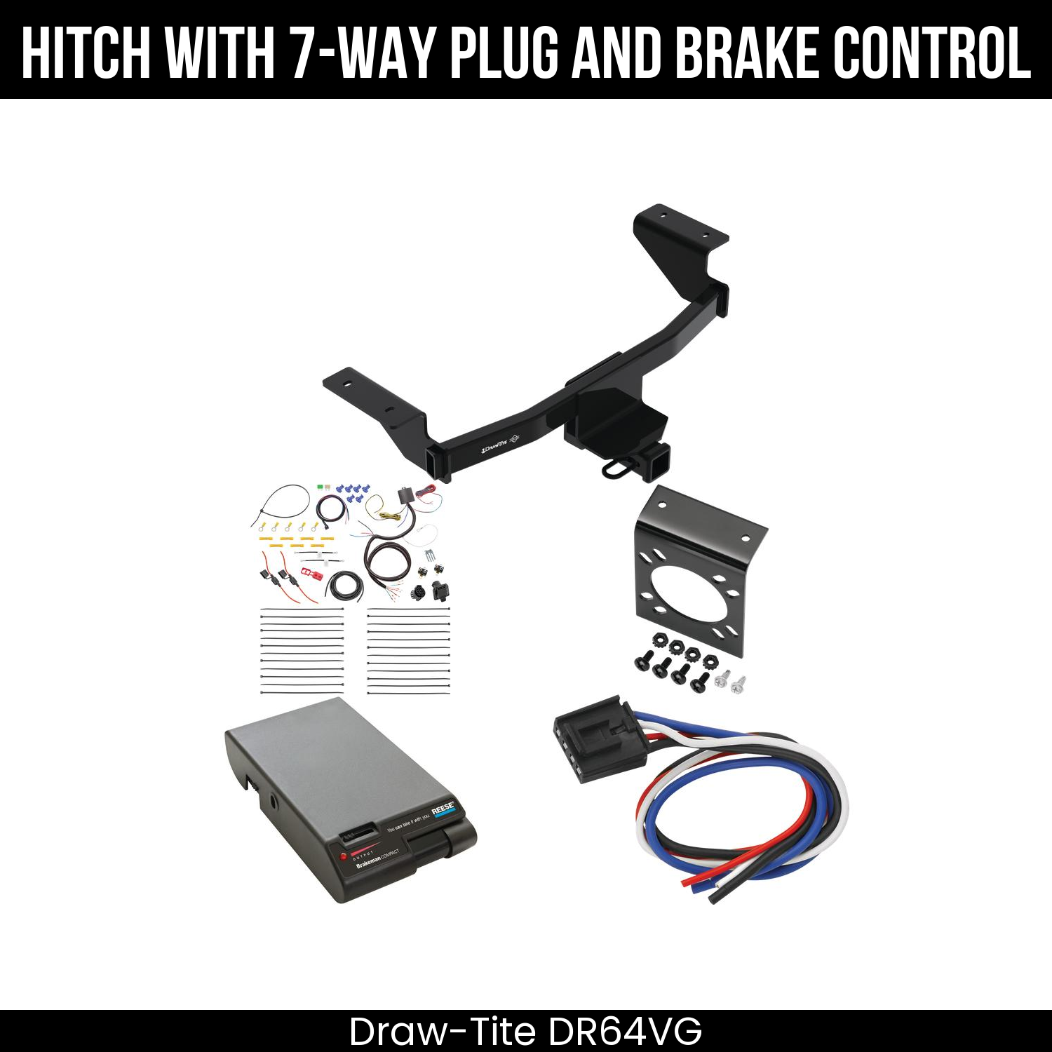 Trailer Hitch , 7-Way , Reese Brakeman Brake Control