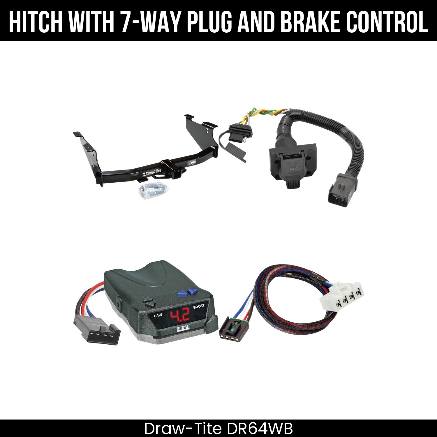 Trailer Hitch , 7-Way , Reese Brake EVN Control