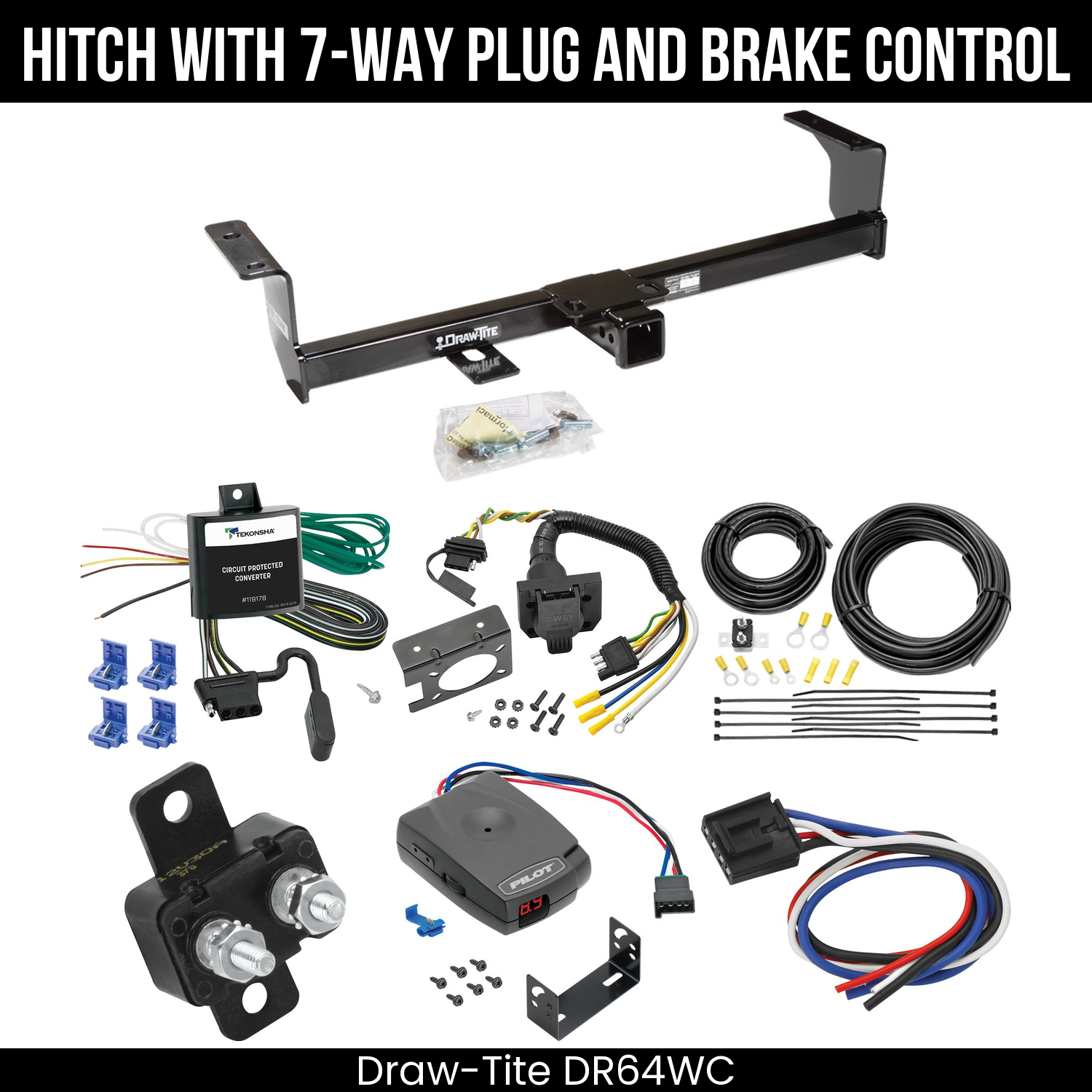 Trailer Hitch , 7-Way , Pro Series Pilot Brake Control