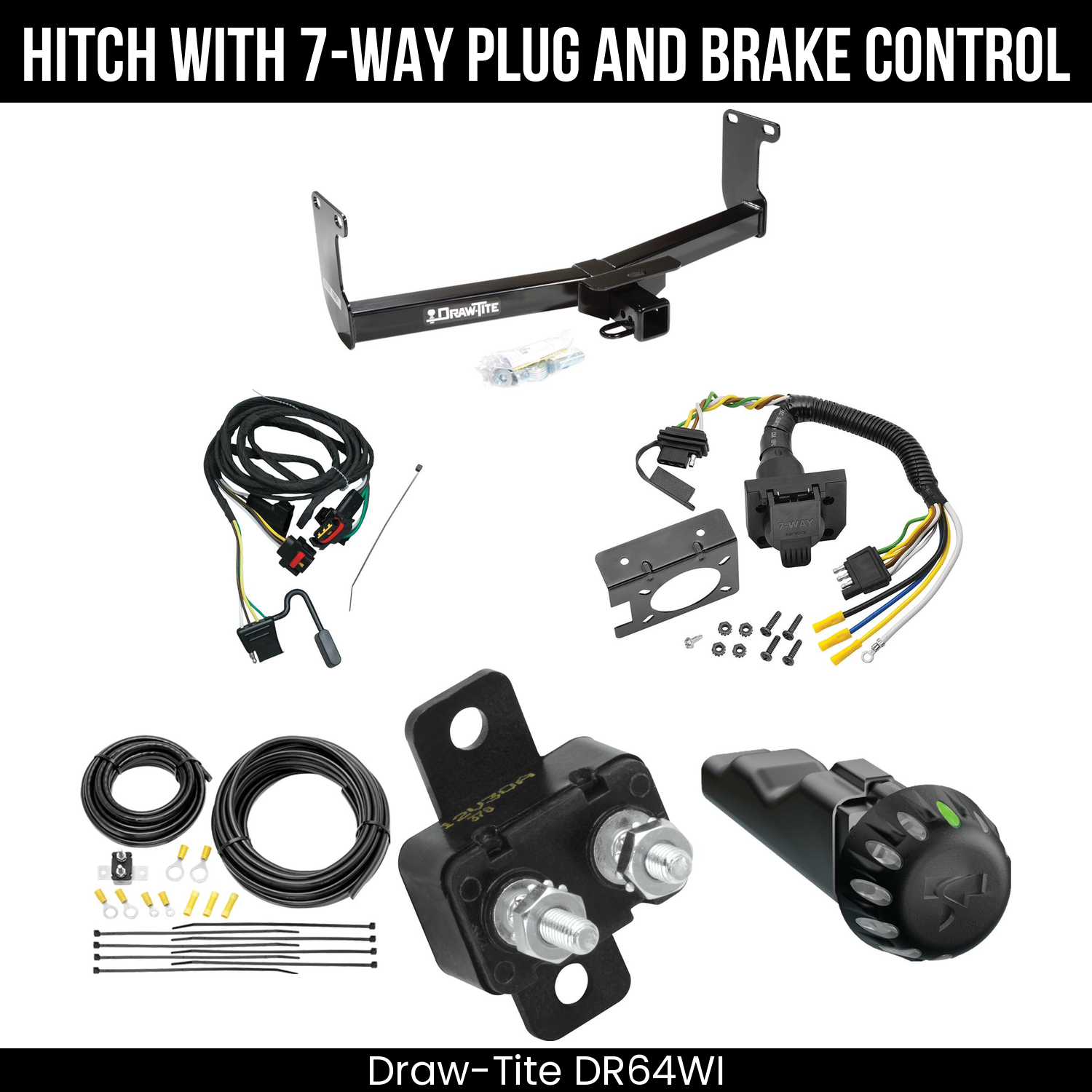 Trailer Hitch , 7-Way , Tekonsha Voyager iD Smart Brake Control