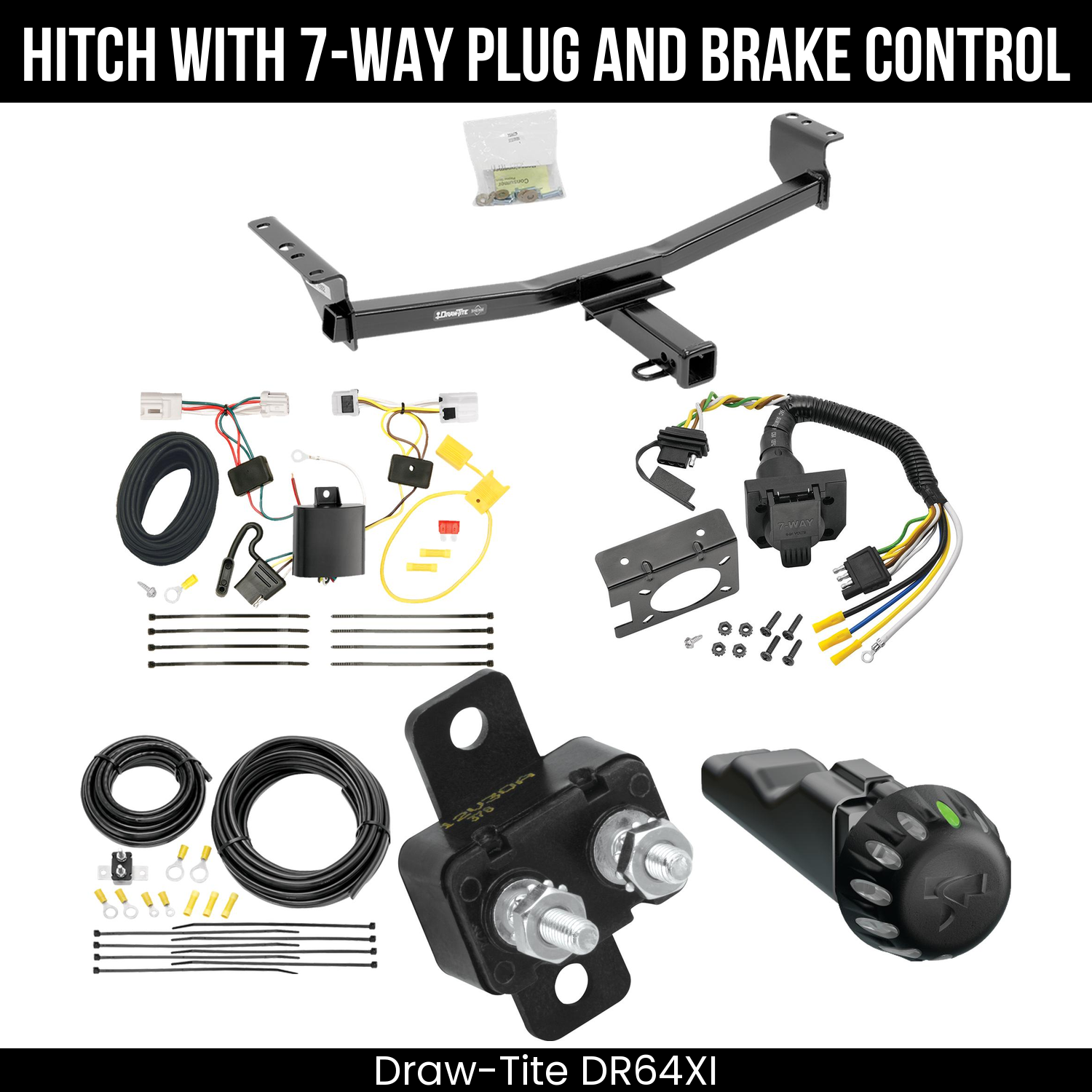 Trailer Hitch , 7-Way , Tekonsha Voyager iD Smart Brake Control