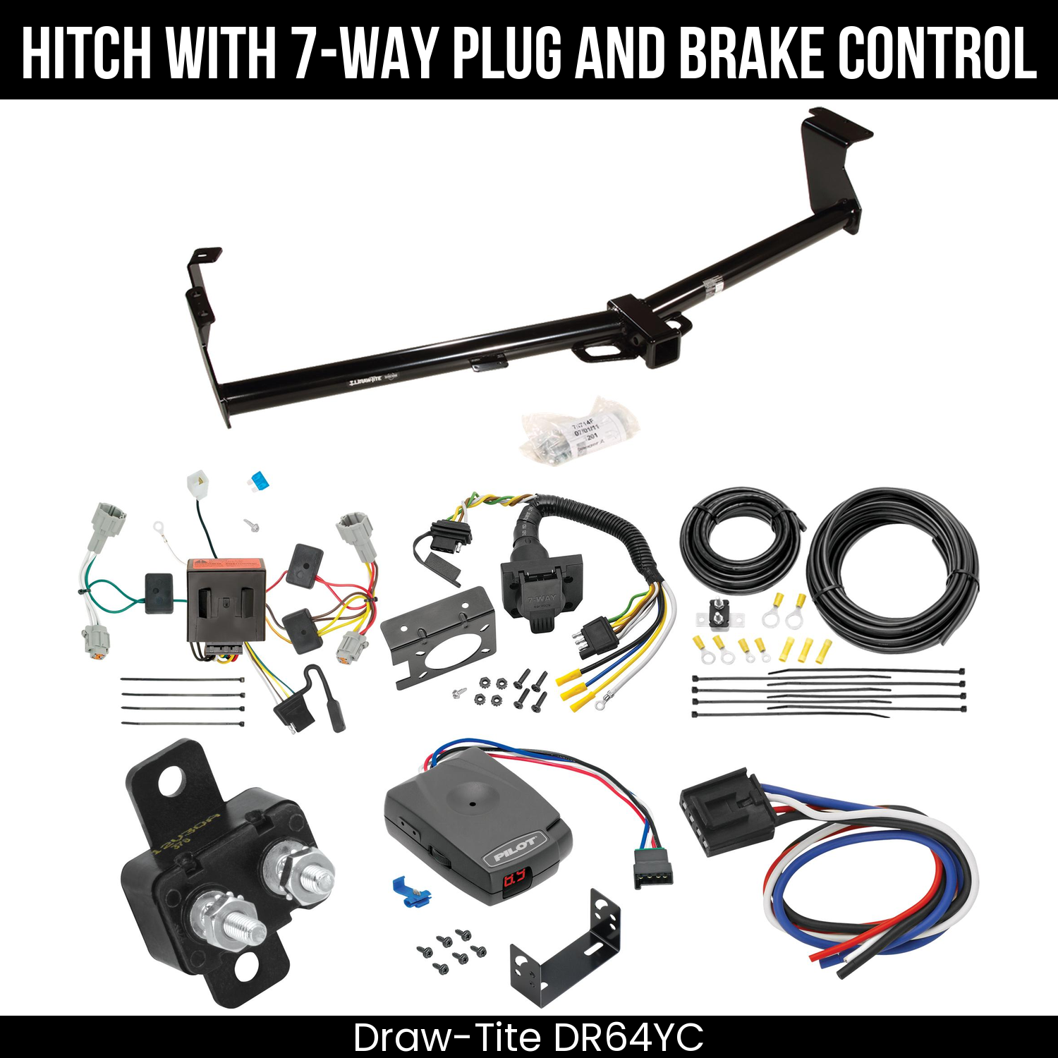 Trailer Hitch , 7-Way , Pro Series Pilot Brake Control