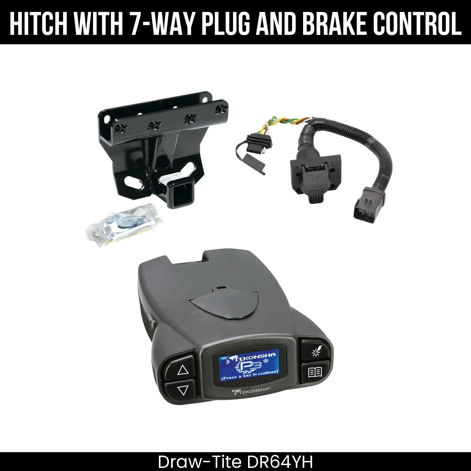 Trailer Hitch , 7-Way , Tekonsha Prodigy P3 Brake Control