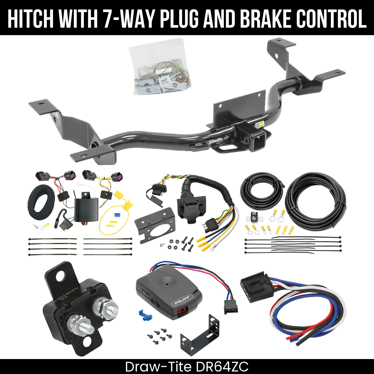 Trailer Hitch , 7-Way , Pro Series Pilot Brake Control