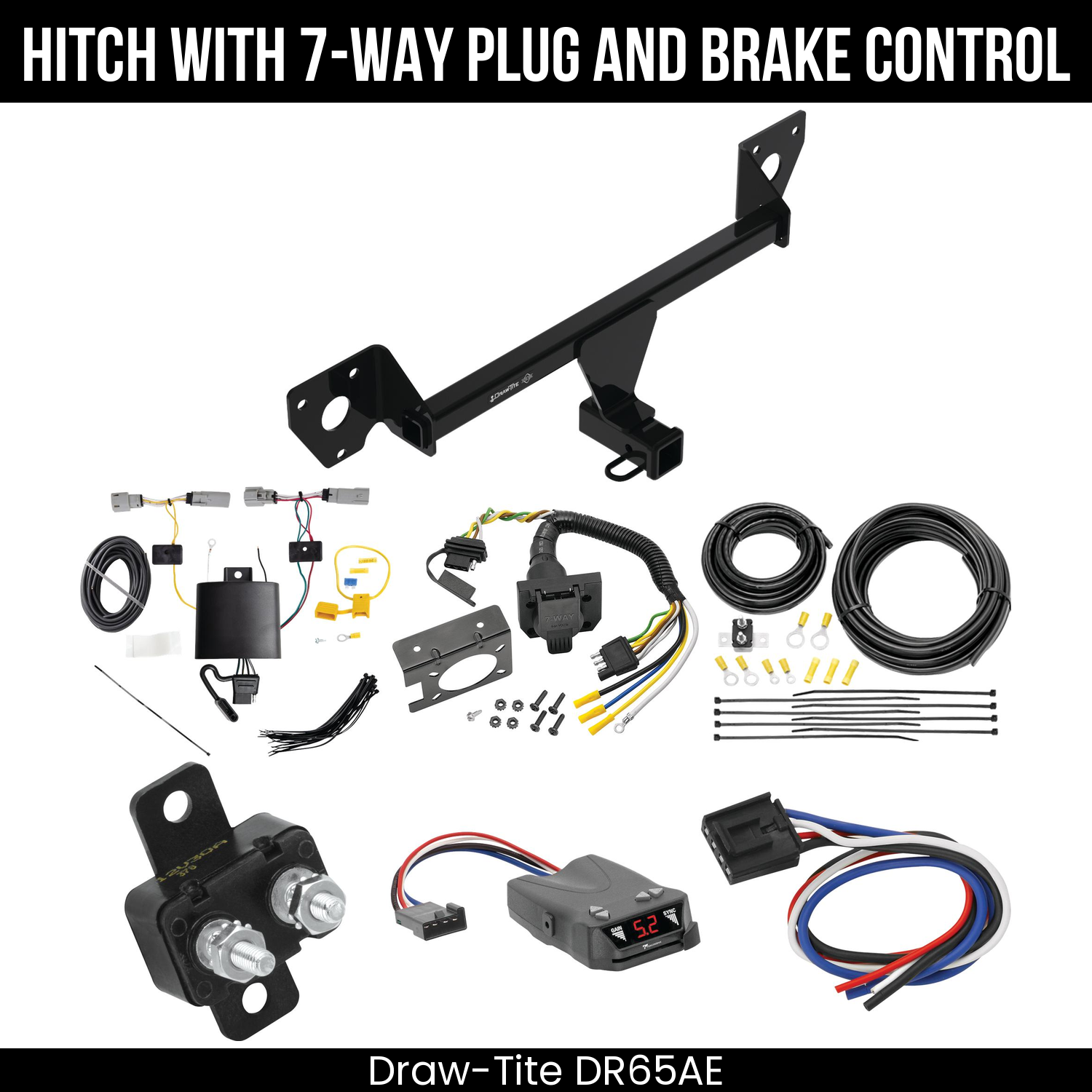 Trailer Hitch , 7-Way , Tekonsha Brakeman IV Brake Control