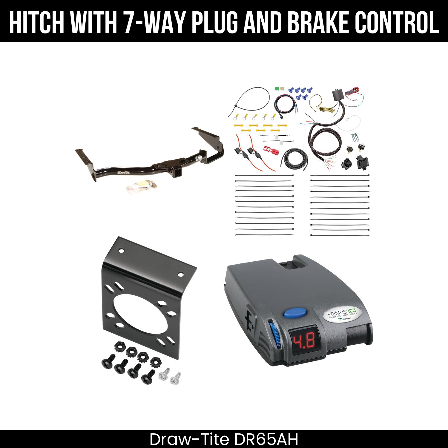 Trailer Hitch , 7-Way , Tekonsha Primus IQ Brake Control
