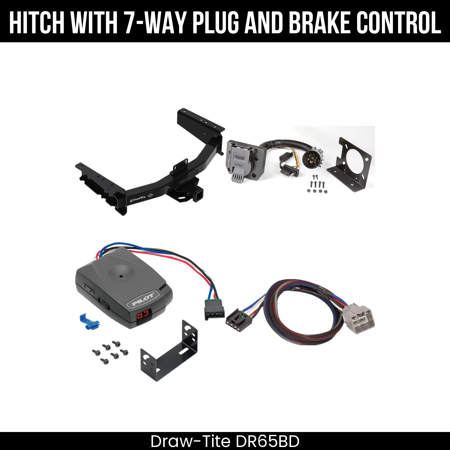 Trailer Hitch , 7-Way , Pro Series Pilot Brake Control