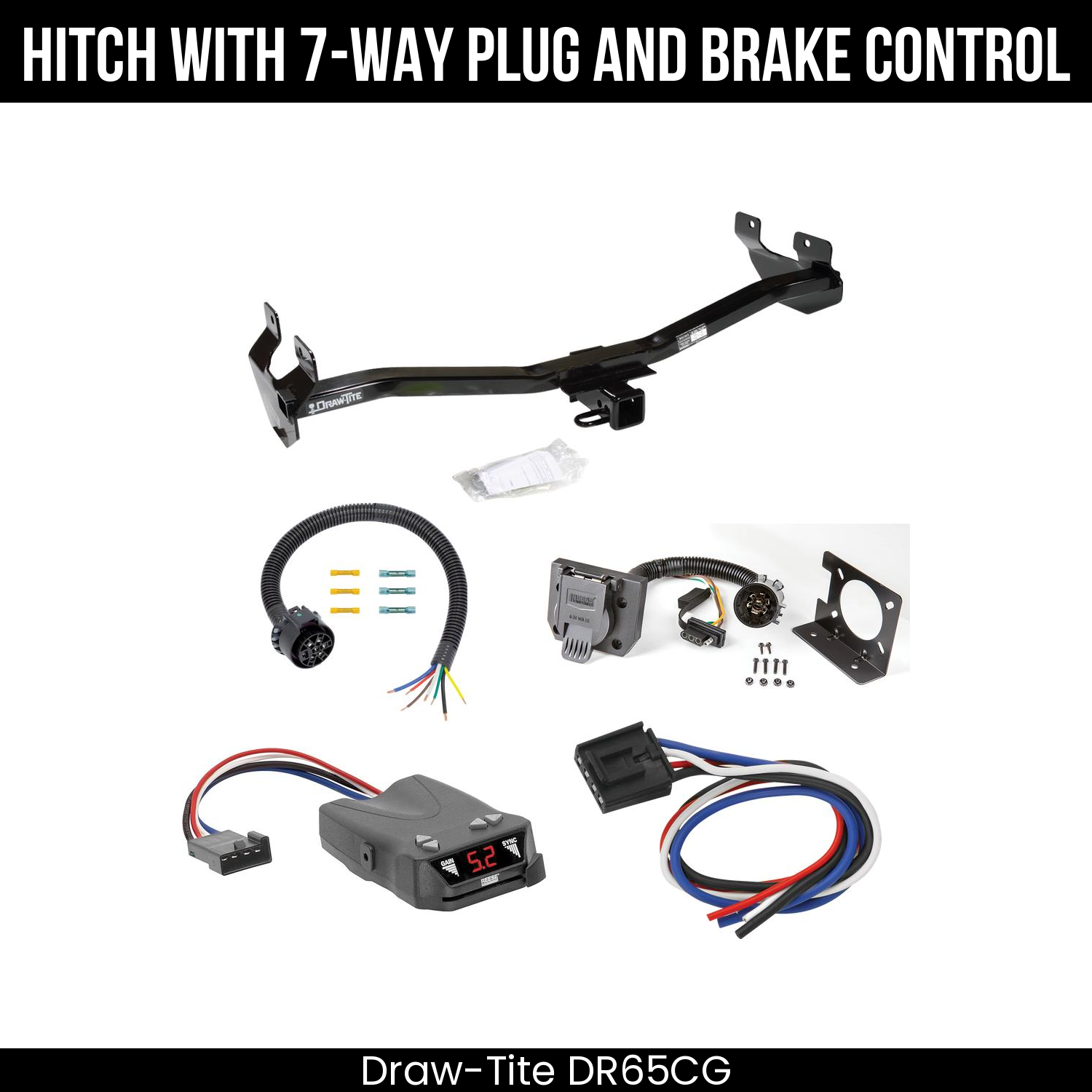 Trailer Hitch , 7-Way , Reese Brakeman IV Brake Control
