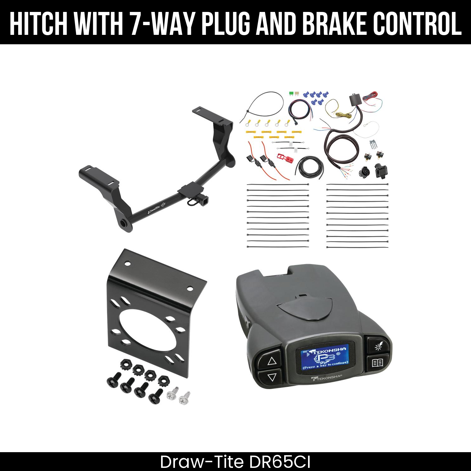 Trailer Hitch , 7-Way , Tekonsha Prodigy P3 Brake Control