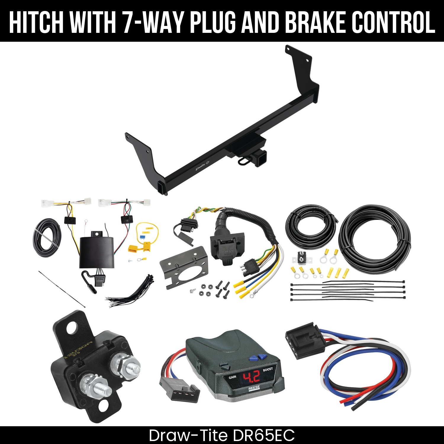Trailer Hitch , 7-Way , Reese Brake EVN Control