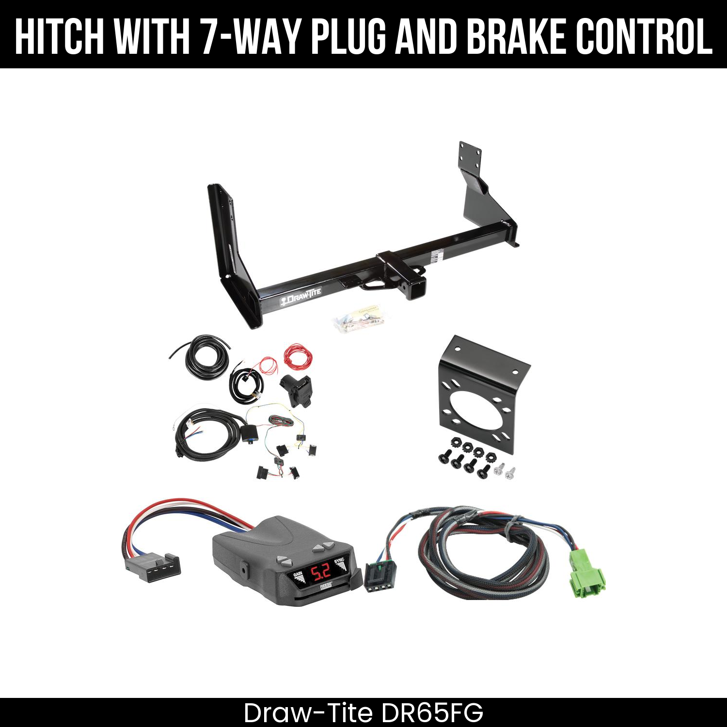 Trailer Hitch , 7-Way , Reese Brakeman IV Brake Control