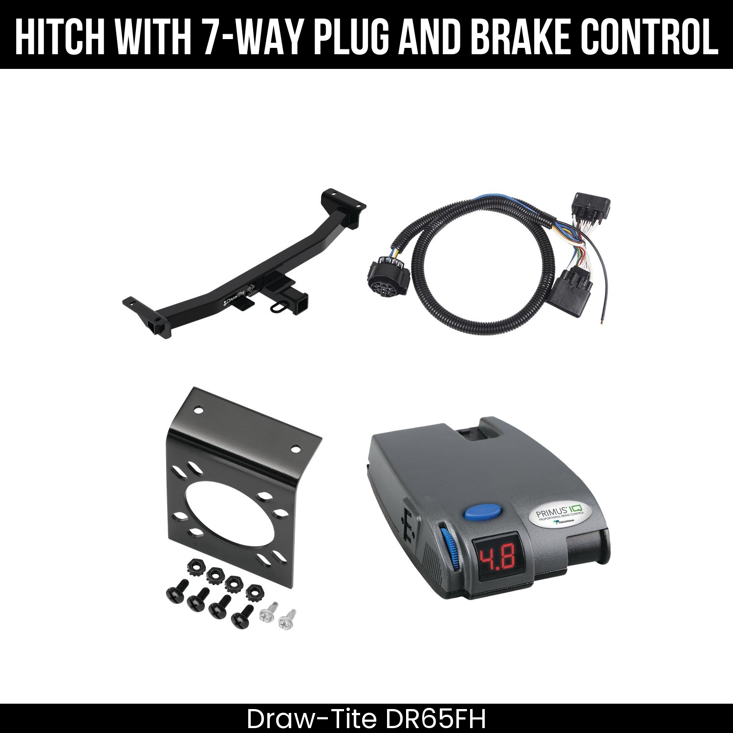Trailer Hitch , 7-Way , Tekonsha Primus IQ Brake Control