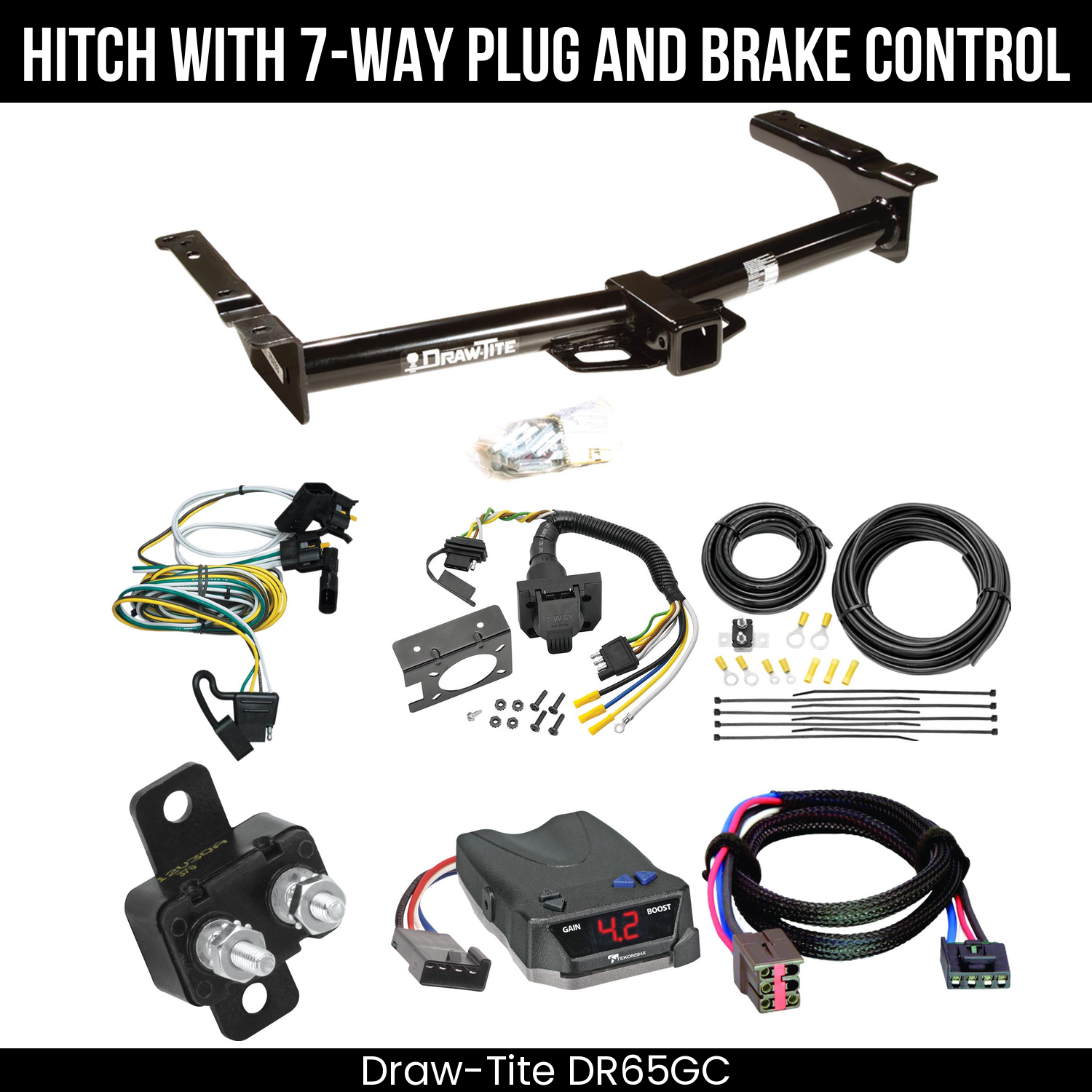 Trailer Hitch , 7-Way , Tekonsha Brake EVN Control