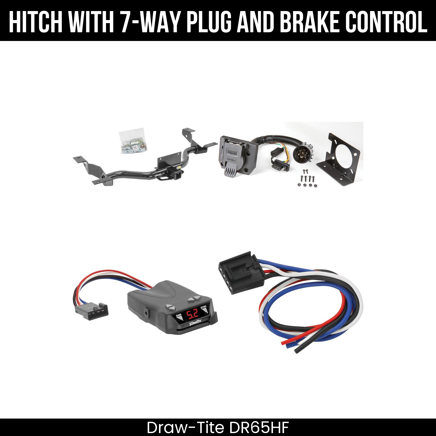 Trailer Hitch , 7-Way , Draw-Tite Activator IV Brake Control