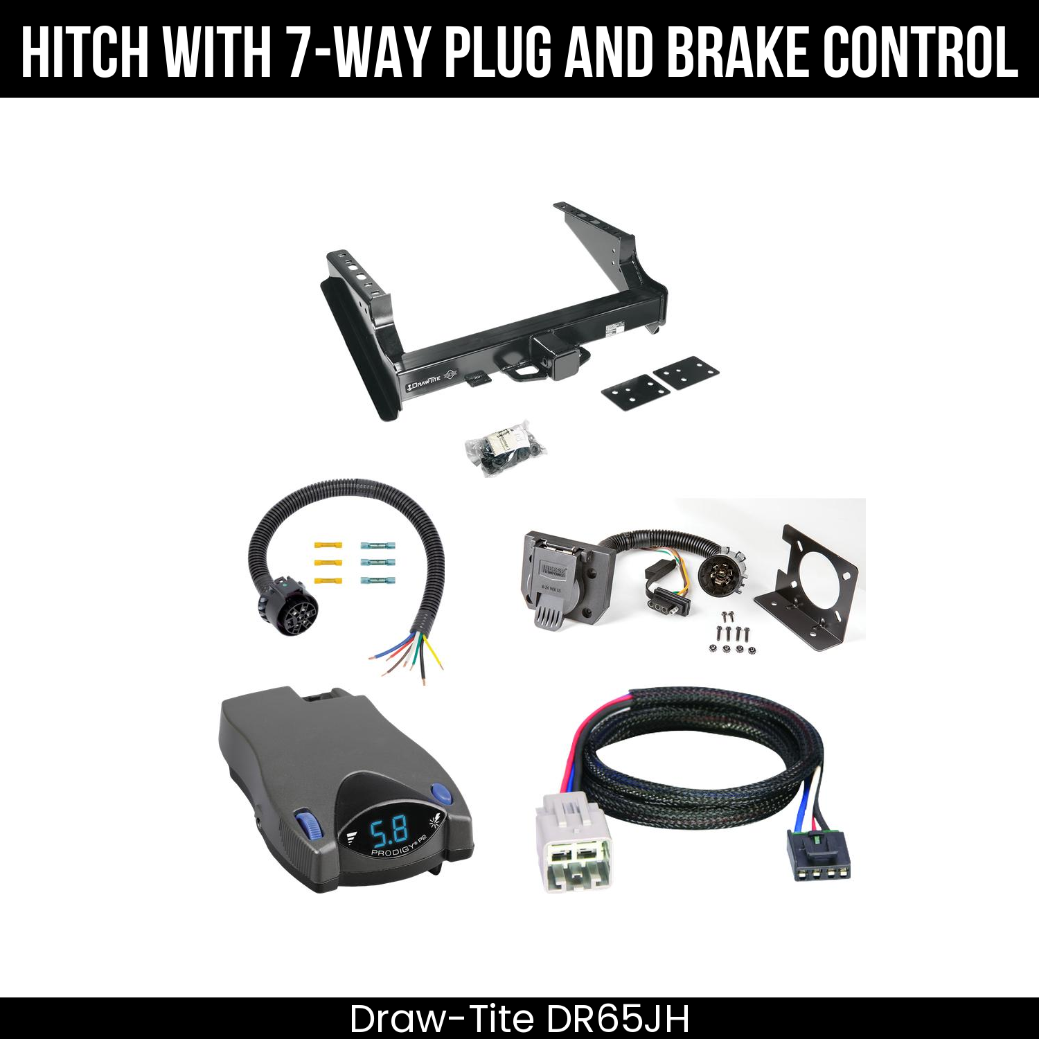 Trailer Hitch , 7-Way , Tekonsha Prodigy P2 Brake Control