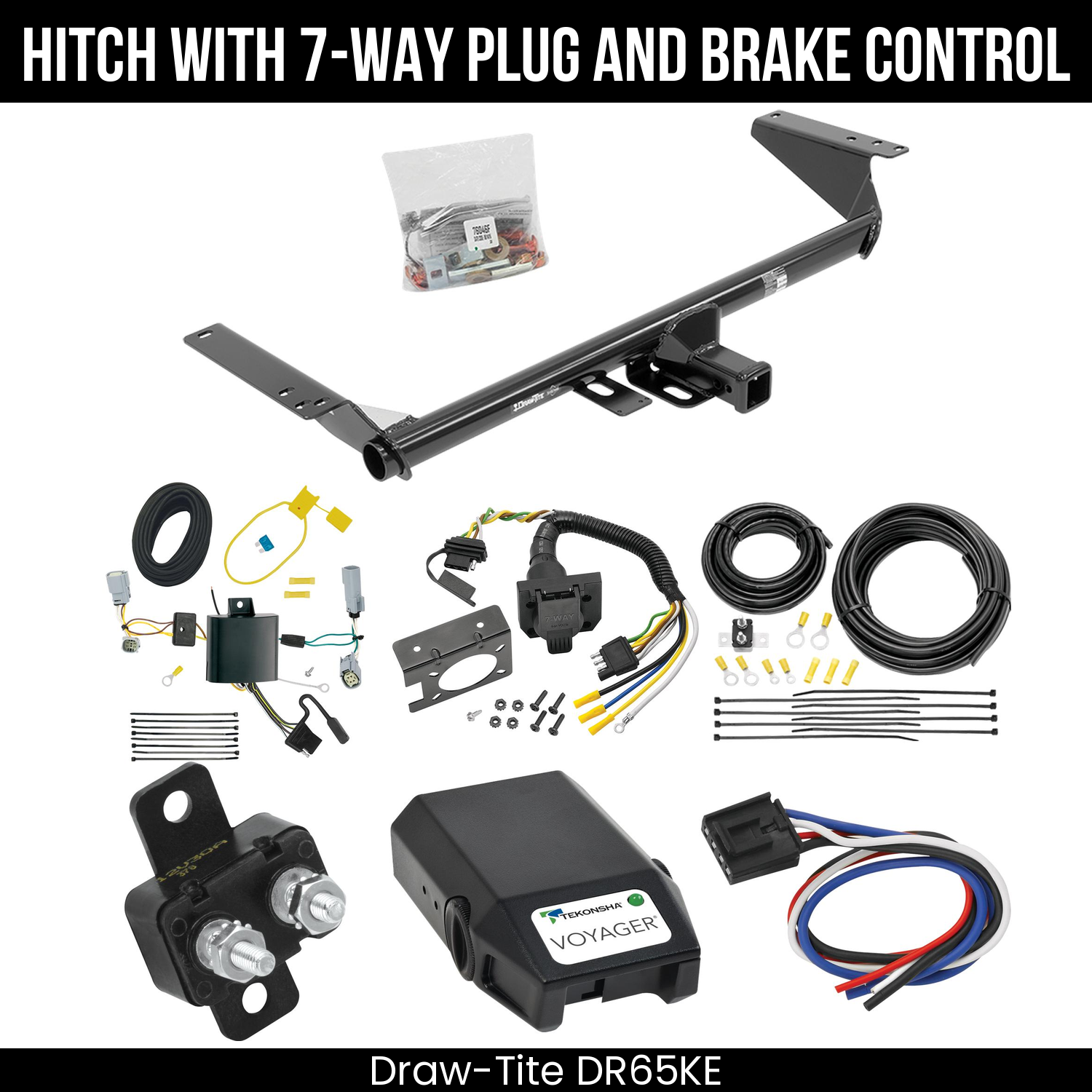 Trailer Hitch , 7-Way , Tekonsha Voyager Brake Control