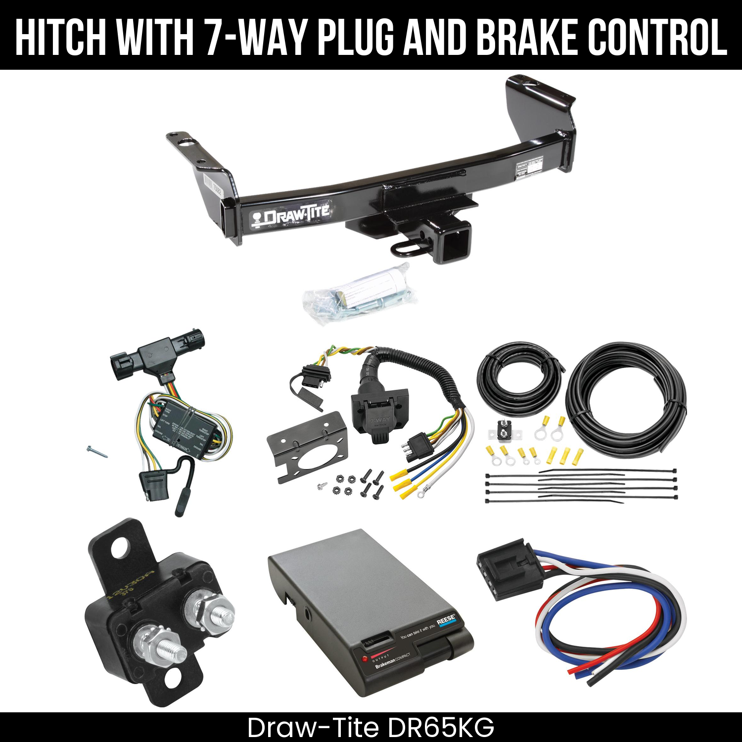 Trailer Hitch , 7-Way , Reese Brakeman Brake Control