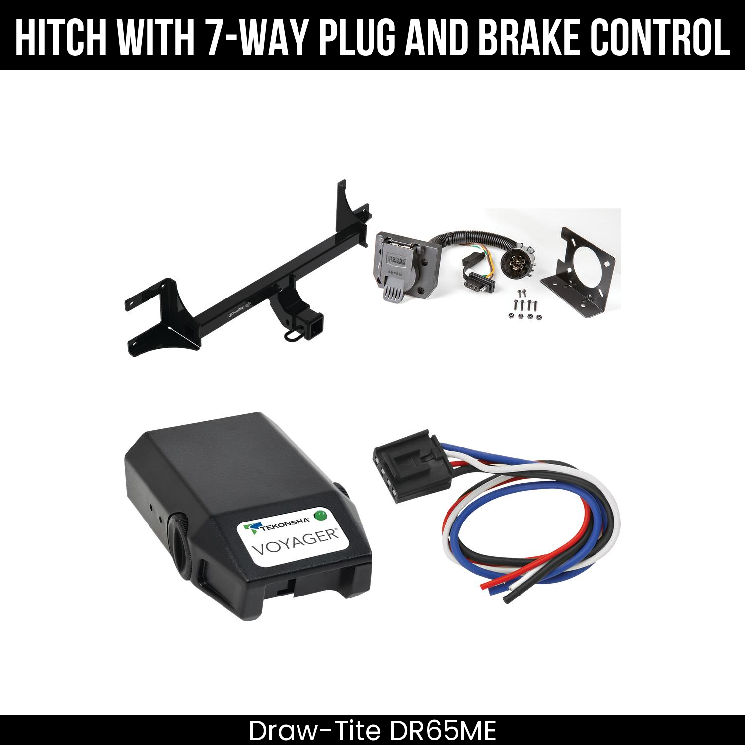 Trailer Hitch , 7-Way , Tekonsha Voyager Brake Control