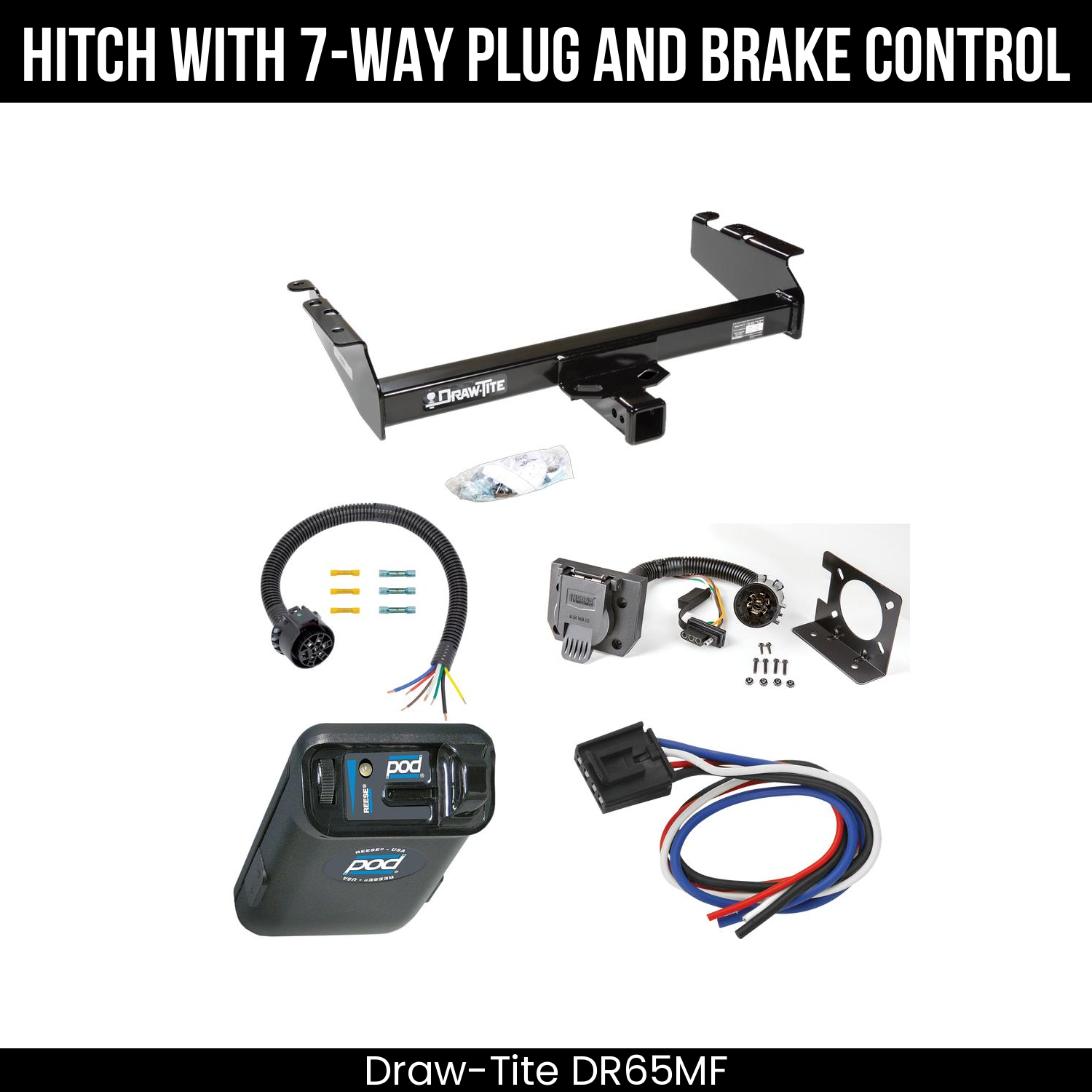 Trailer Hitch , 7-Way , Reese POD Brake Control