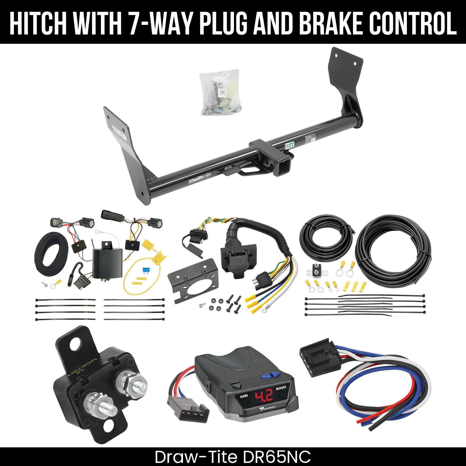 Trailer Hitch , 7-Way , Tekonsha Brake EVN Control