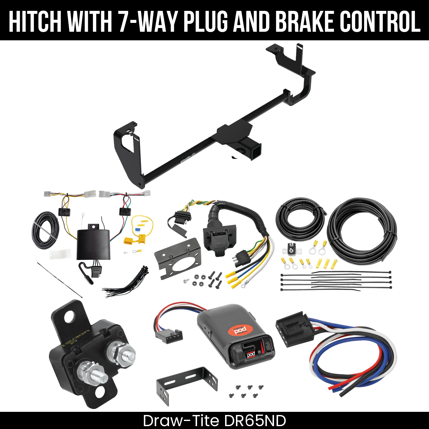 Trailer Hitch , 7-Way , Pro Series POD Brake Control