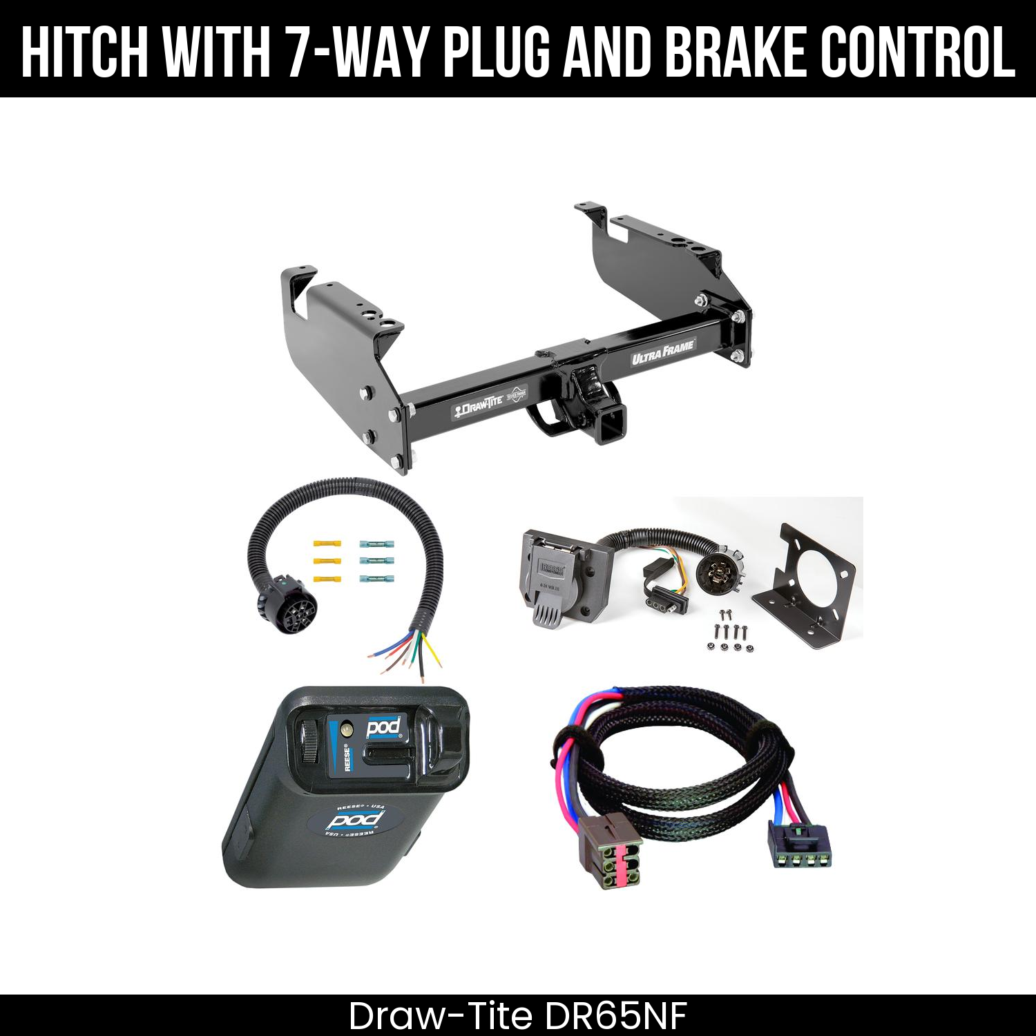 Trailer Hitch , 7-Way , Reese POD Brake Control