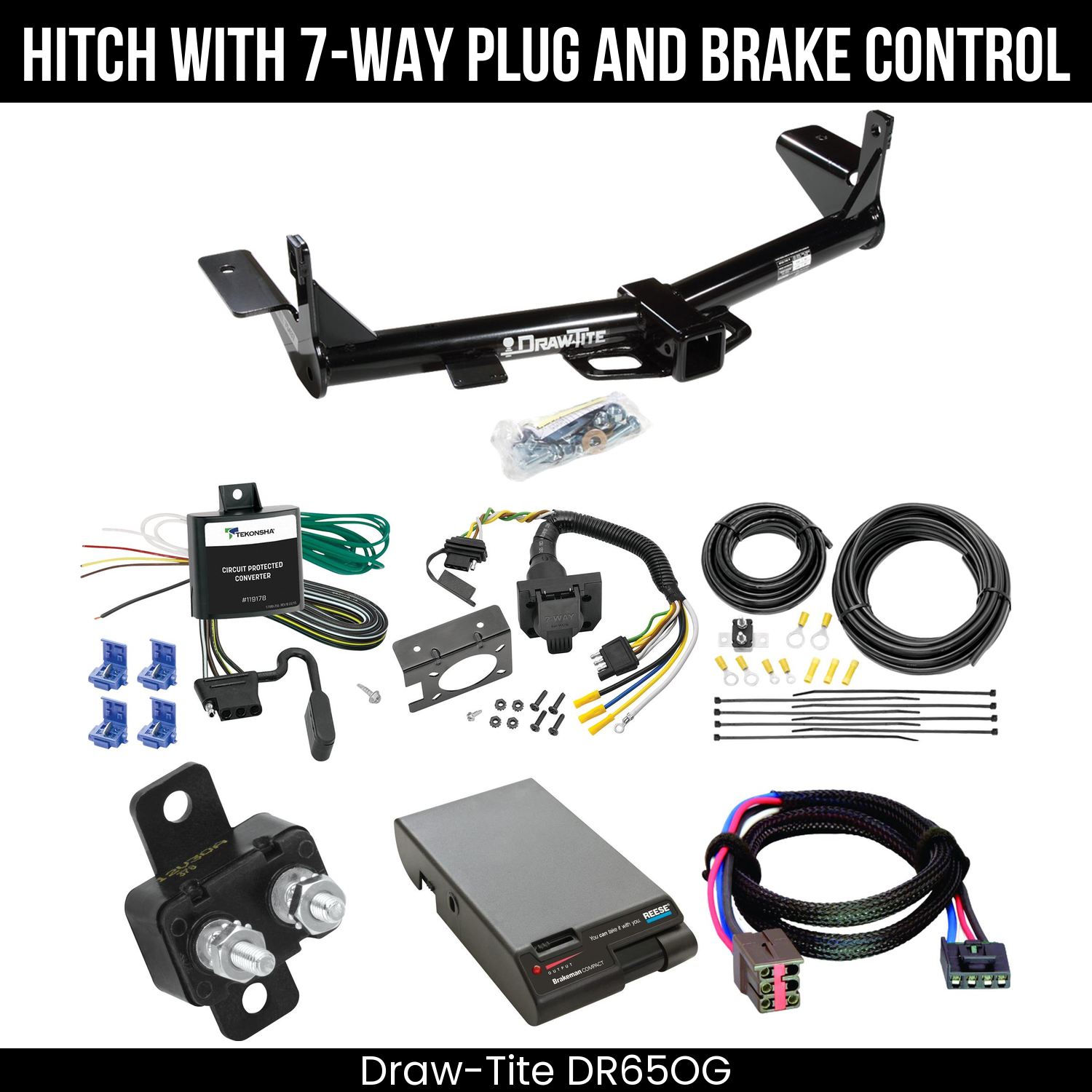Trailer Hitch , 7-Way , Reese Brakeman Brake Control
