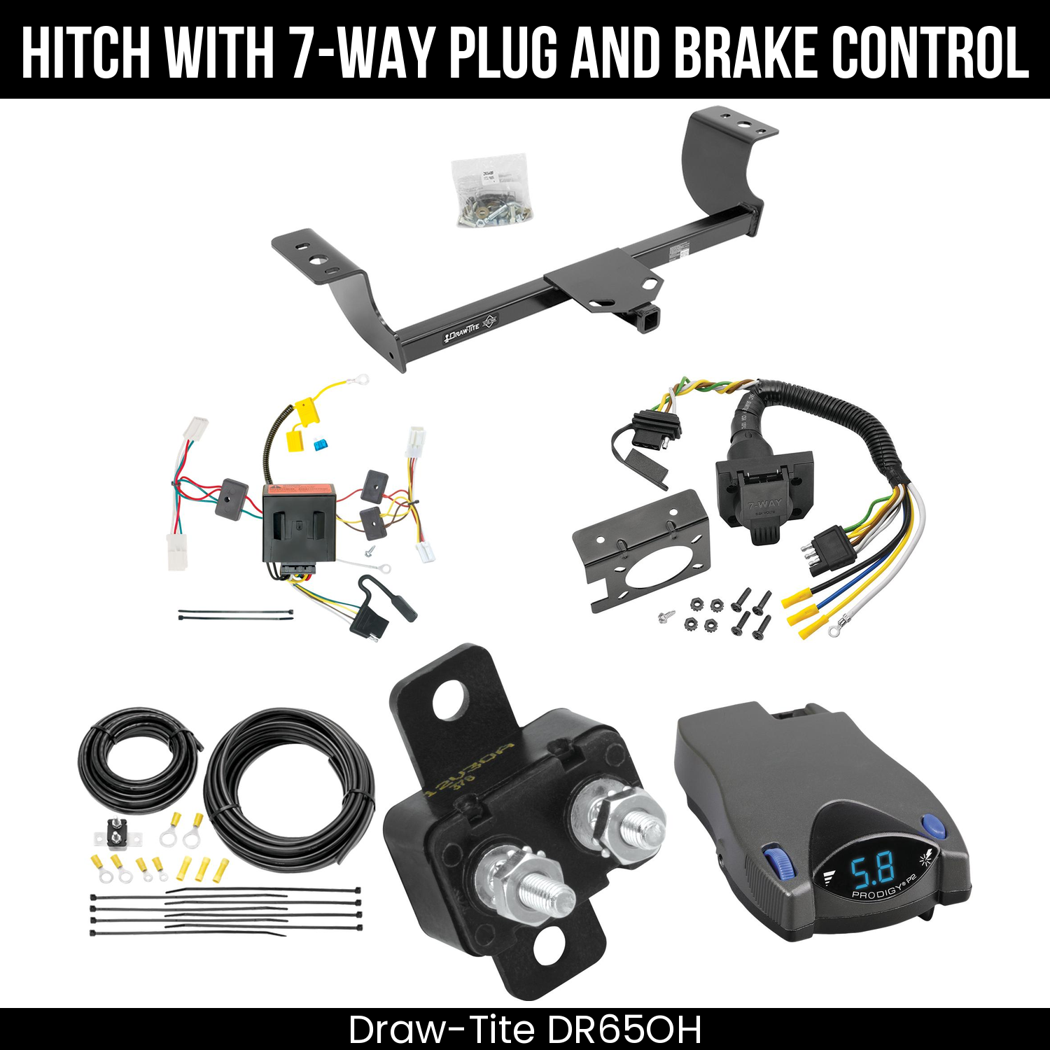 Trailer Hitch , 7-Way , Tekonsha Prodigy P2 Brake Control