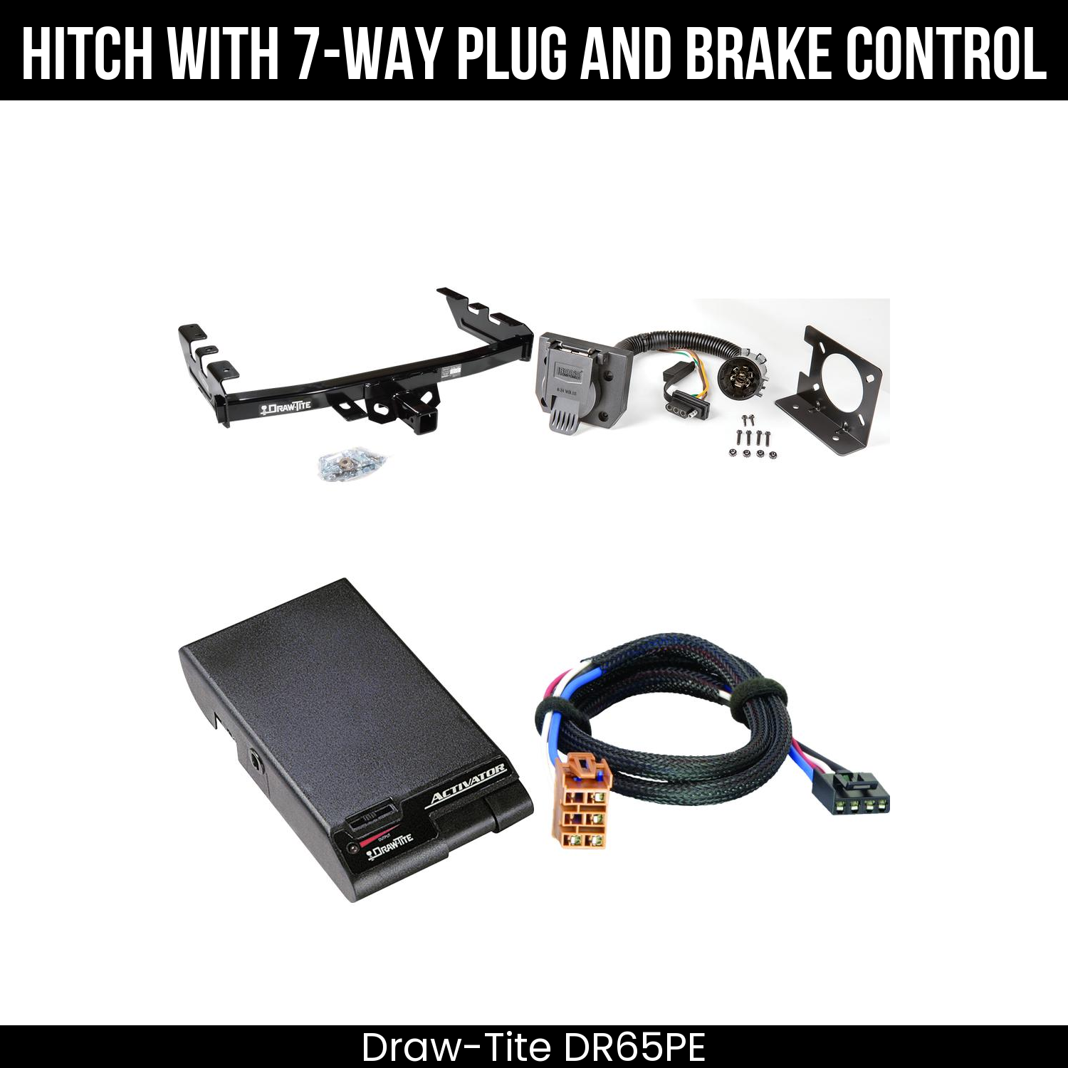 Trailer Hitch , 7-Way , Draw-Tite Activator Brake Control