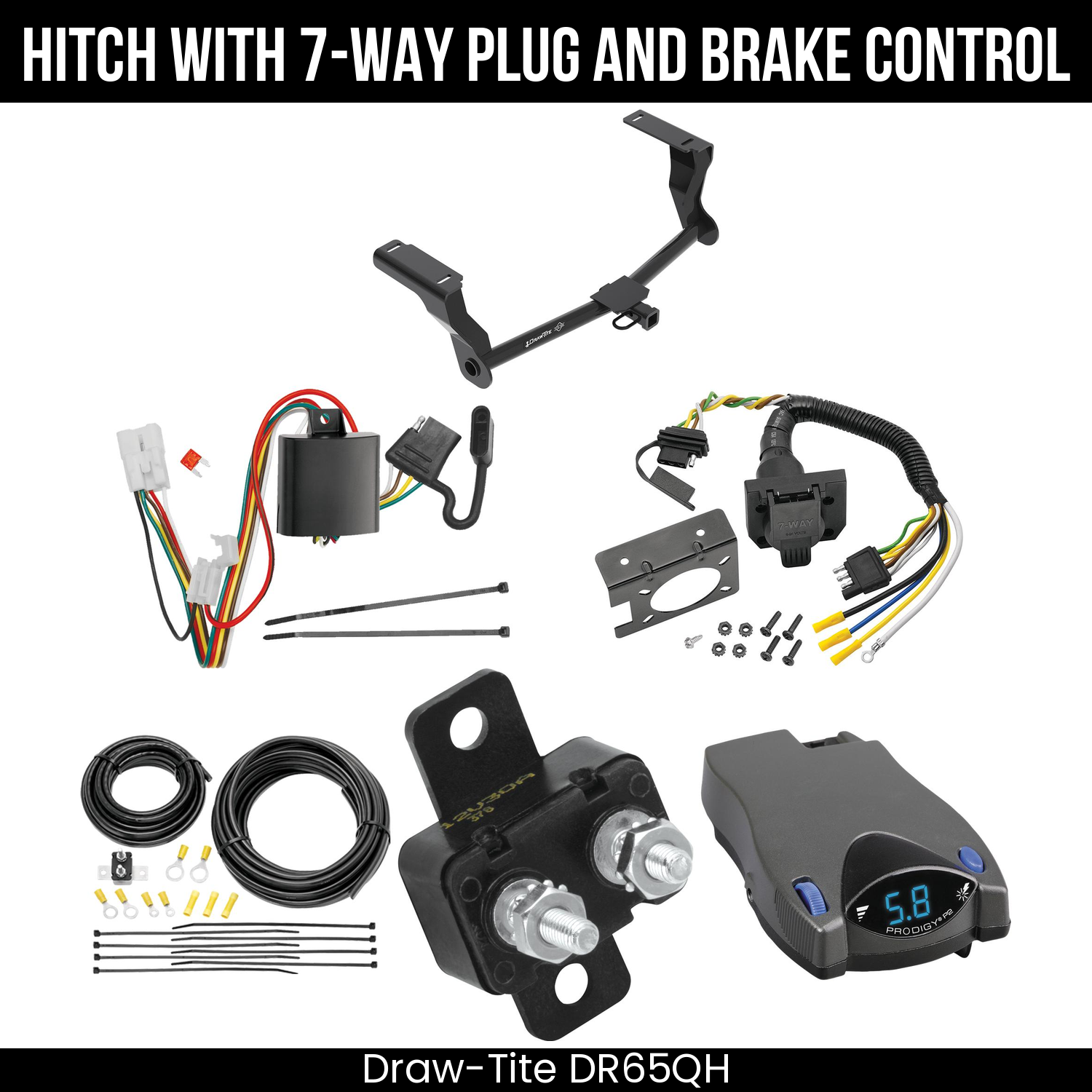Trailer Hitch , 7-Way , Tekonsha Prodigy P2 Brake Control