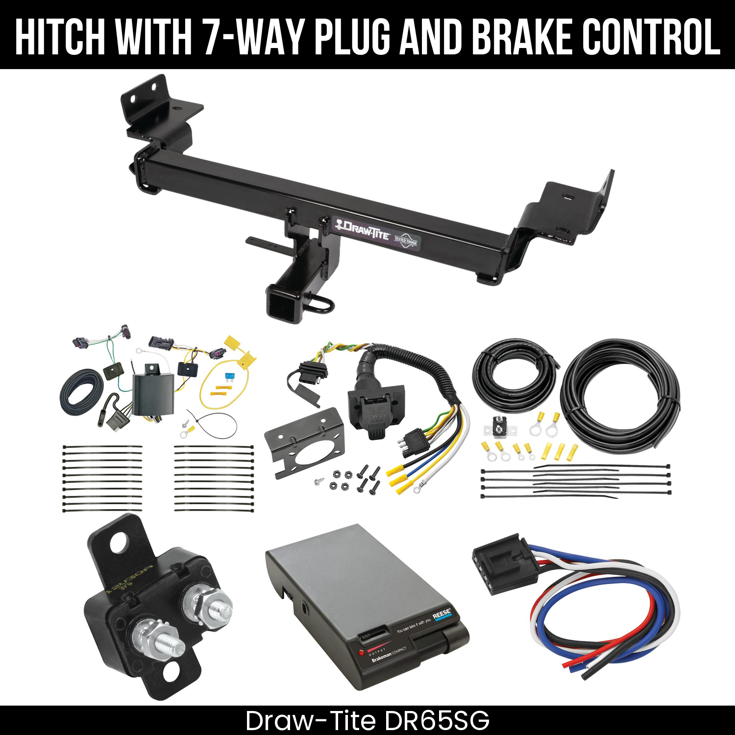 Trailer Hitch , 7-Way , Reese Brakeman Brake Control
