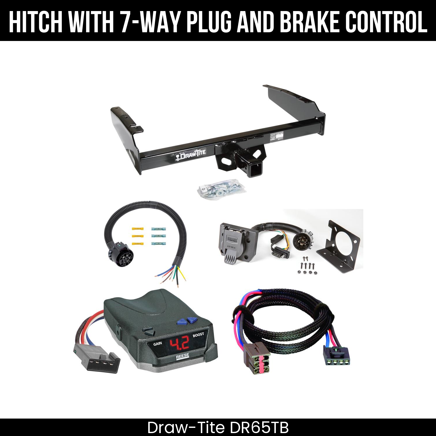 Trailer Hitch , 7-Way , Reese Brake EVN Control