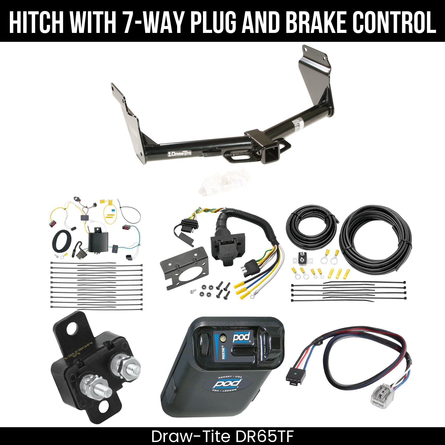 Trailer Hitch , 7-Way , Reese POD Brake Control