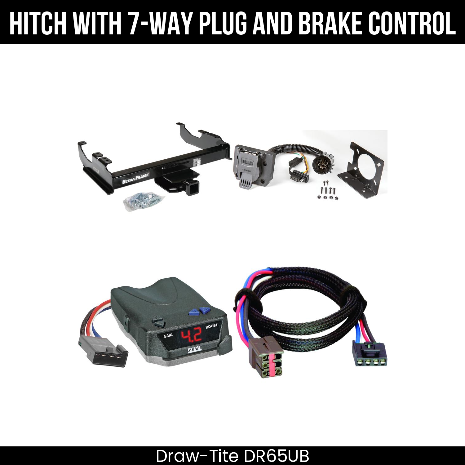 Trailer Hitch , 7-Way , Reese Brake EVN Control