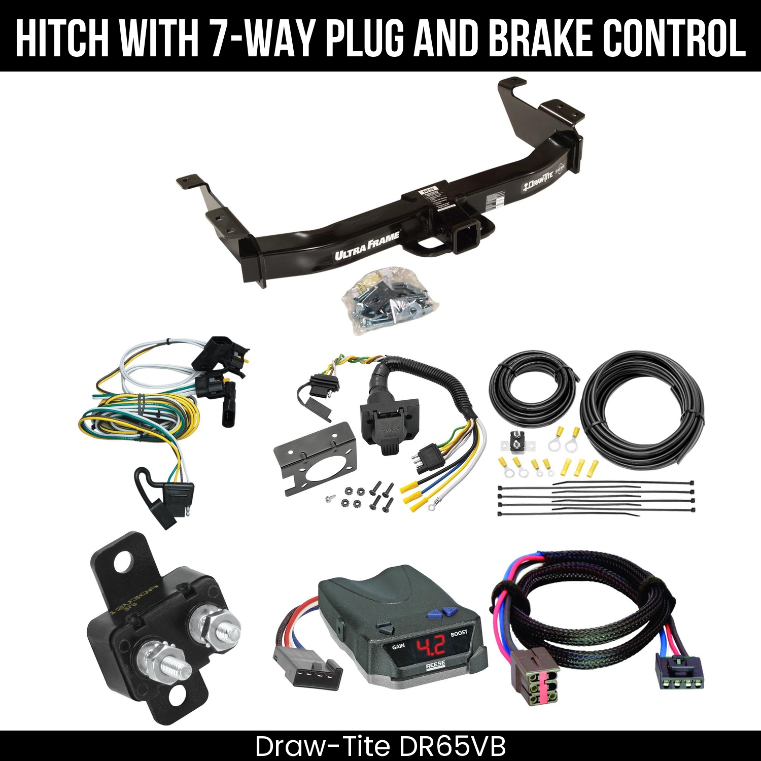 Trailer Hitch , 7-Way , Reese Brake EVN Control
