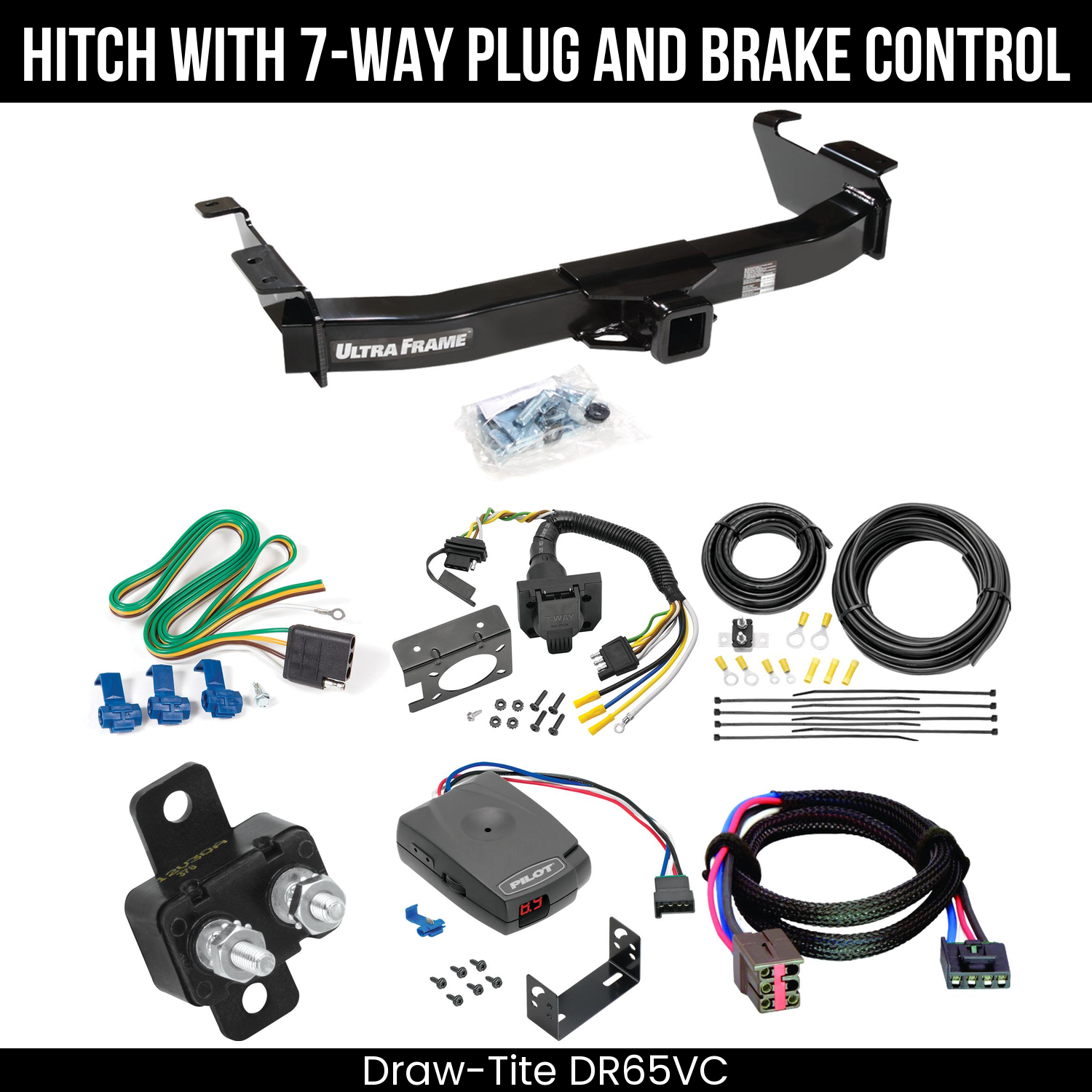 Trailer Hitch , 7-Way , Pro Series Pilot Brake Control