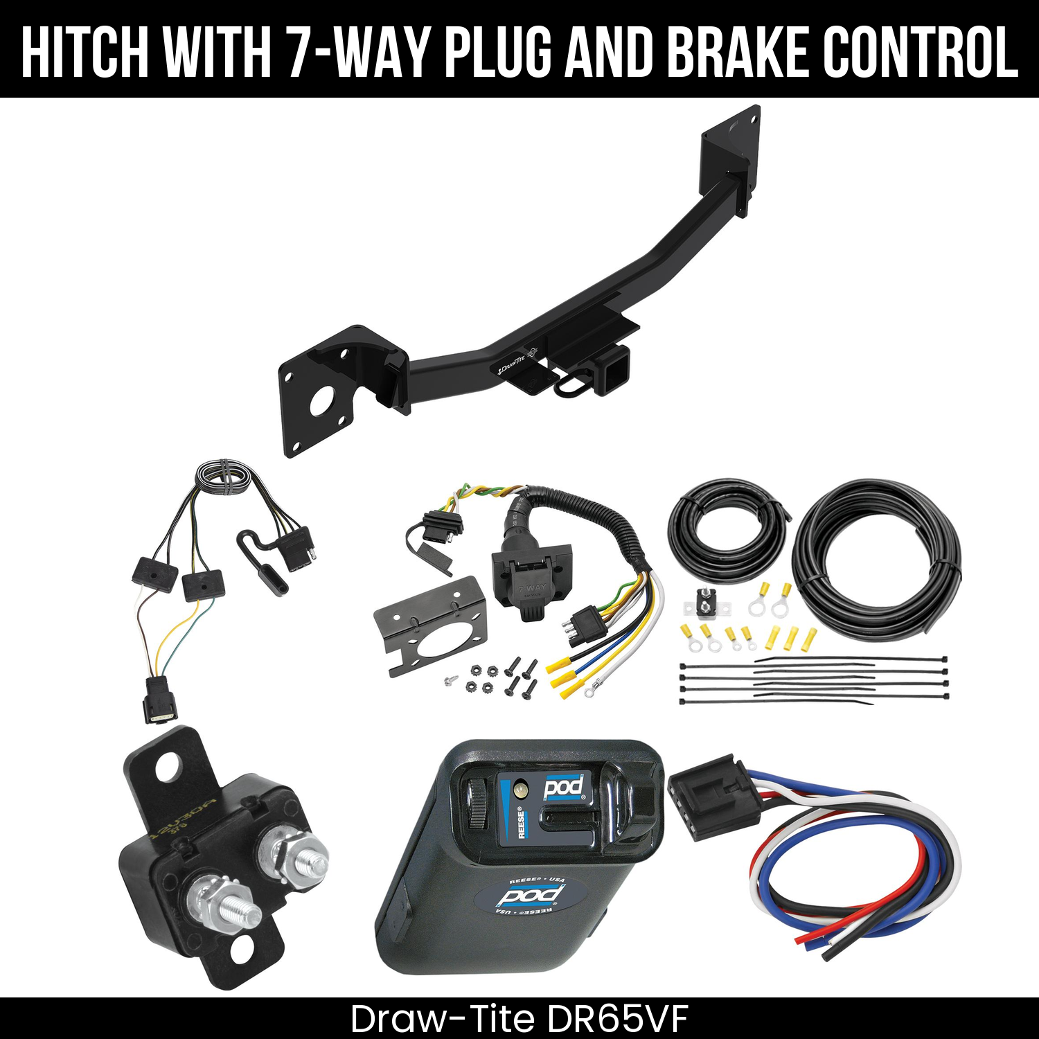 Trailer Hitch , 7-Way , Reese POD Brake Control
