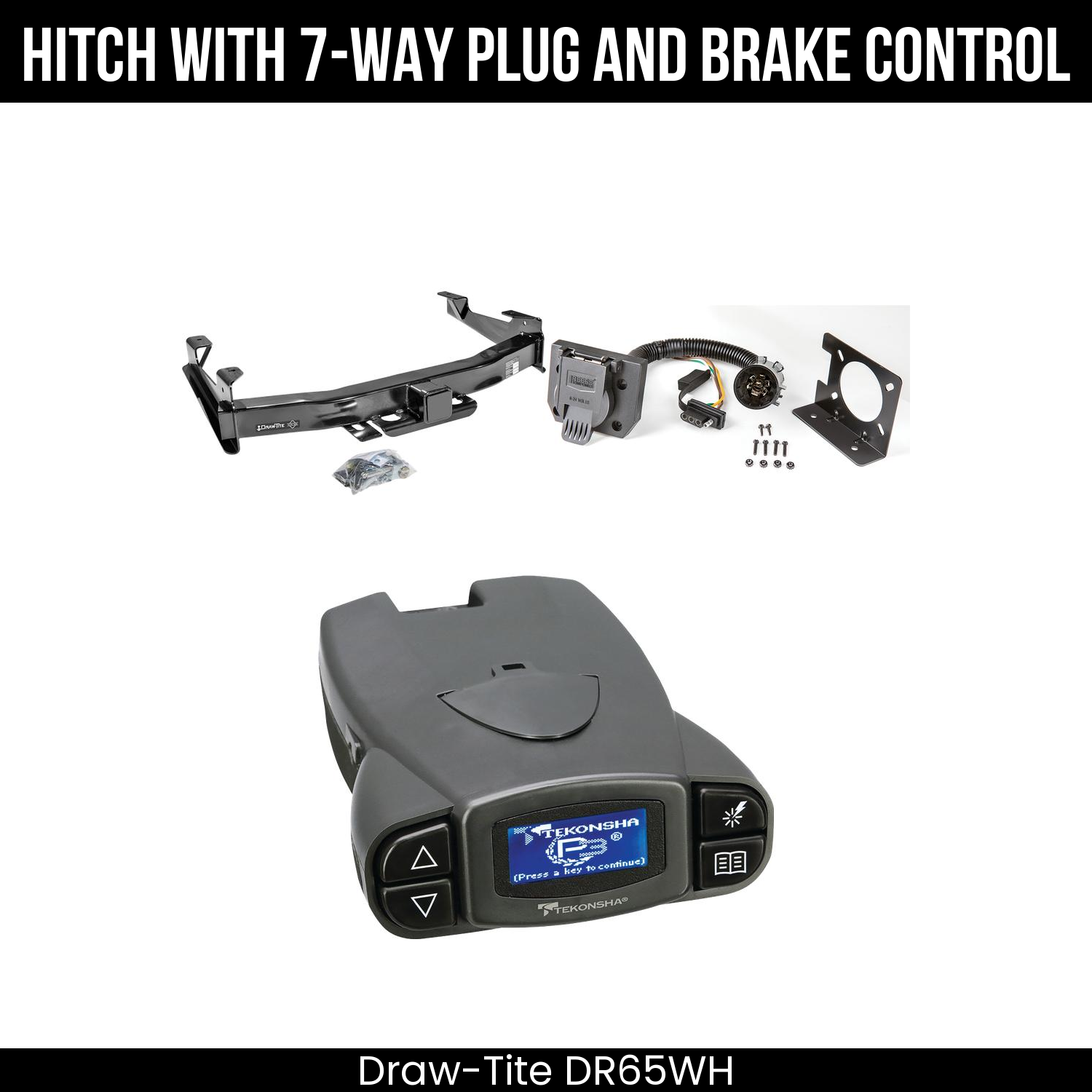 Trailer Hitch , 7-Way , Tekonsha Prodigy P3 Brake Control