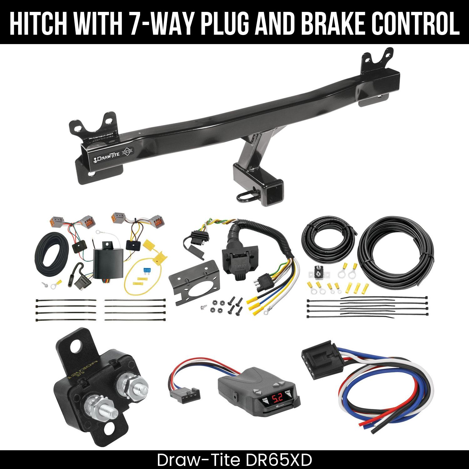 Trailer Hitch , 7-Way , Tekonsha Brakeman IV Brake Control