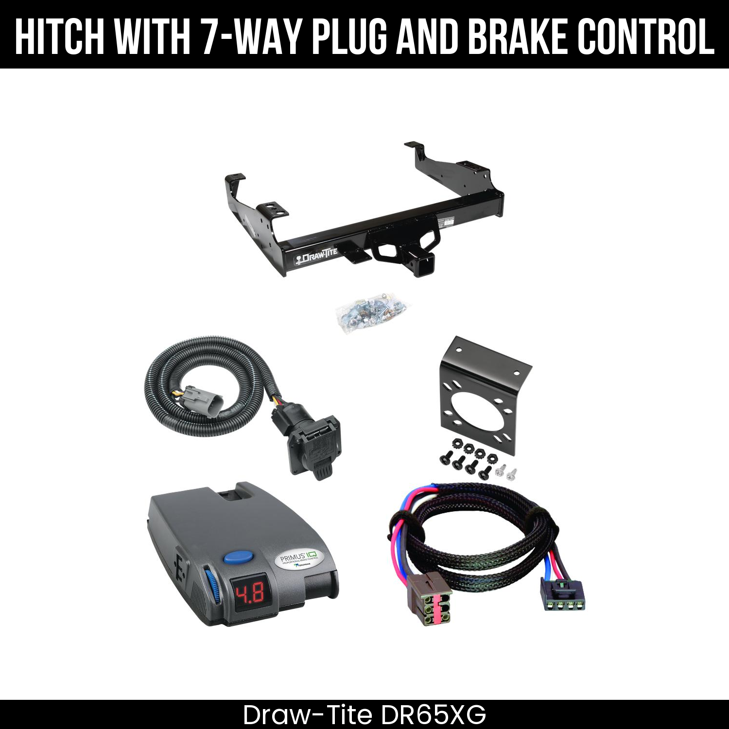 Trailer Hitch , 7-Way , Tekonsha Primus IQ Brake Control