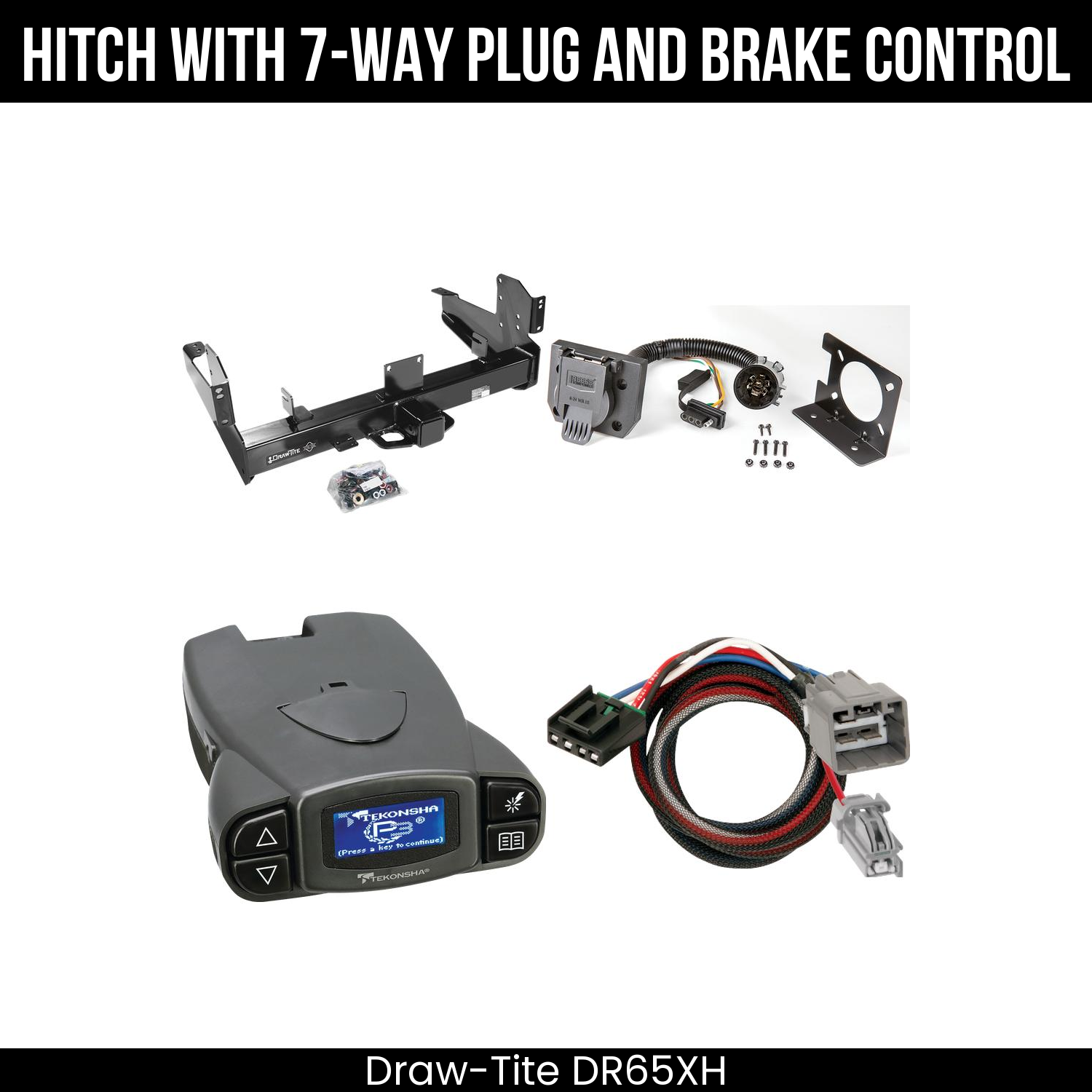 Trailer Hitch , 7-Way , Tekonsha Prodigy P3 Brake Control
