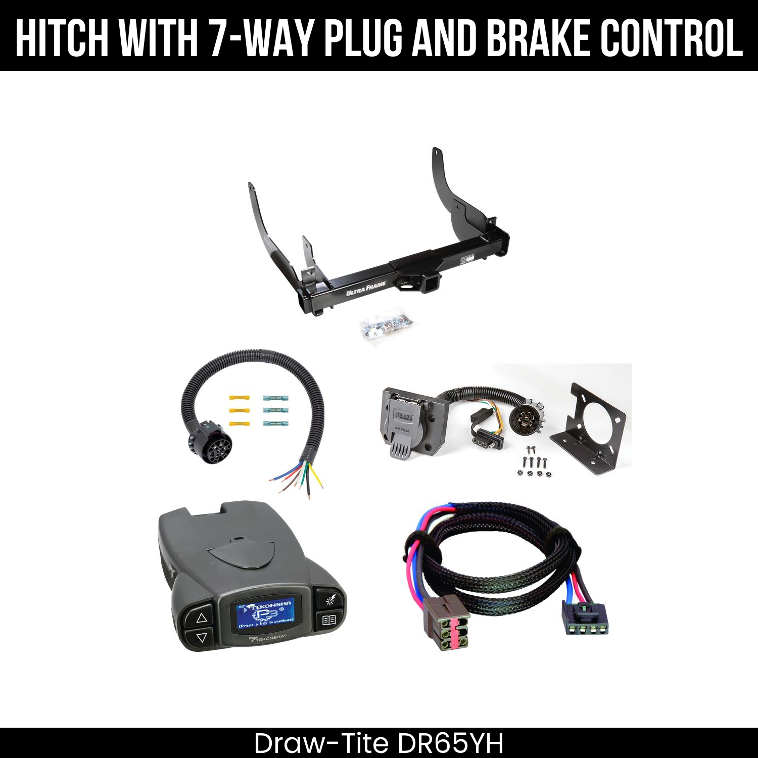 Trailer Hitch , 7-Way , Tekonsha Prodigy P3 Brake Control