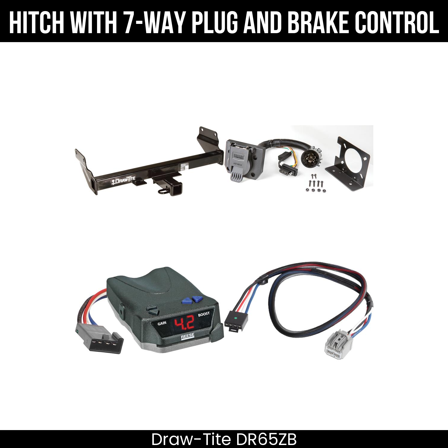 Trailer Hitch , 7-Way , Reese Brake EVN Control