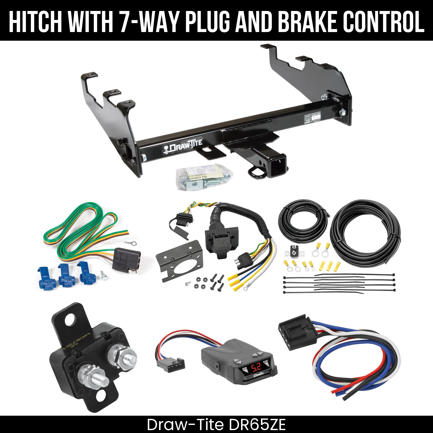 Trailer Hitch , 7-Way , Draw-Tite Activator IV Brake Control
