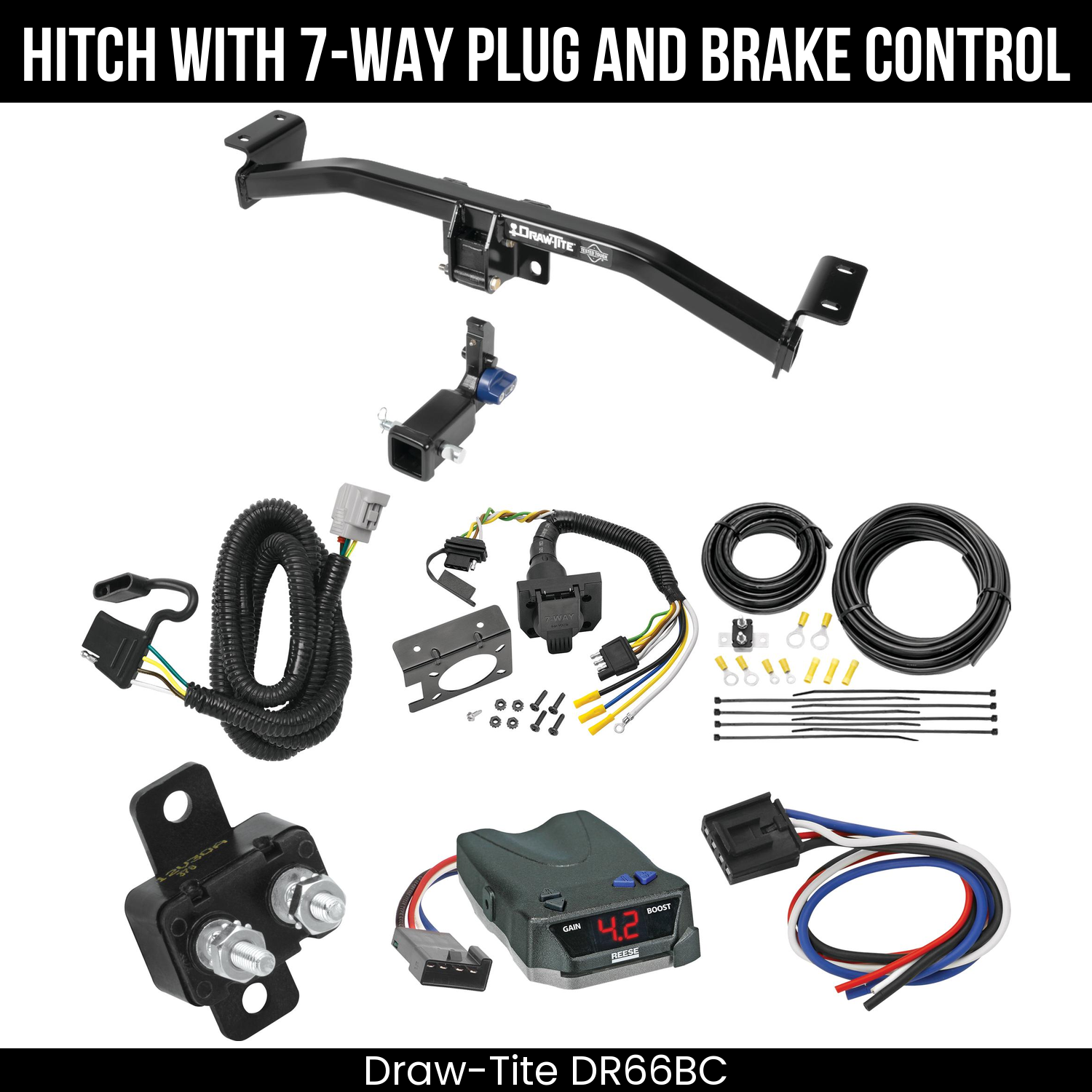 Trailer Hitch , 7-Way , Reese Brake EVN Control