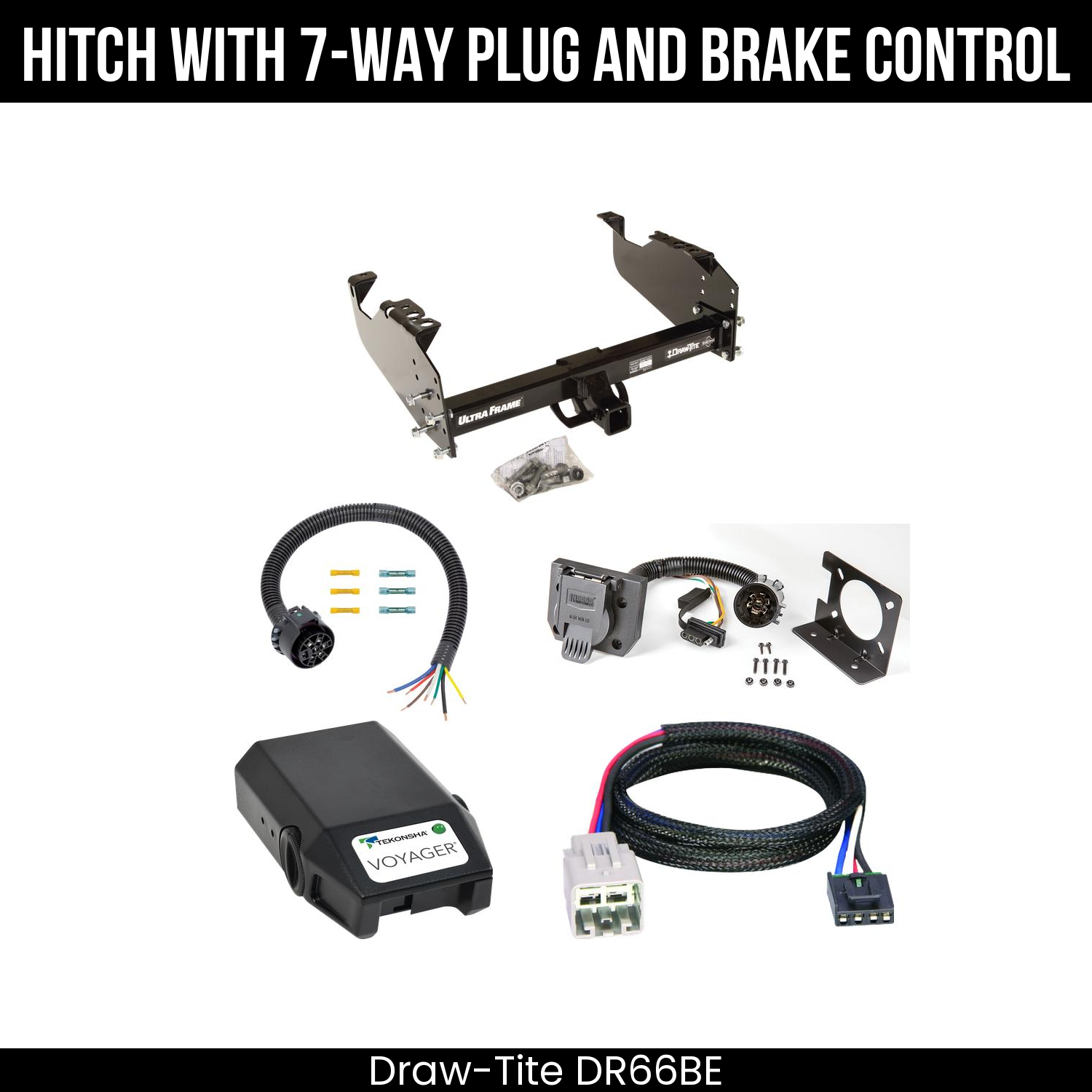 Trailer Hitch , 7-Way , Tekonsha Voyager Brake Control