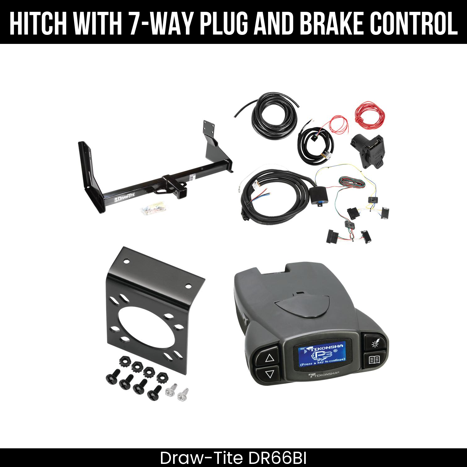 Trailer Hitch , 7-Way , Tekonsha Prodigy P3 Brake Control